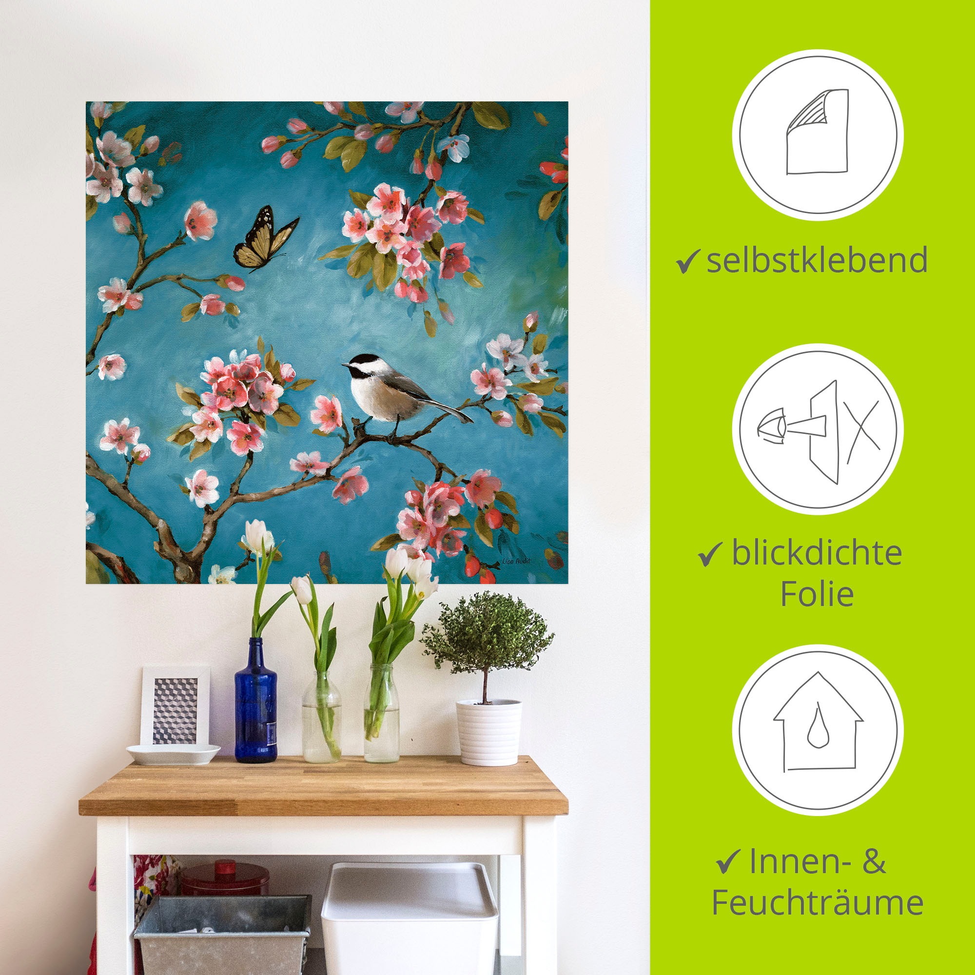 Artland Wandbild »Blüte III«, Blumen, (1 St.), als Poster, Wandaufkleber in verschied. Größen