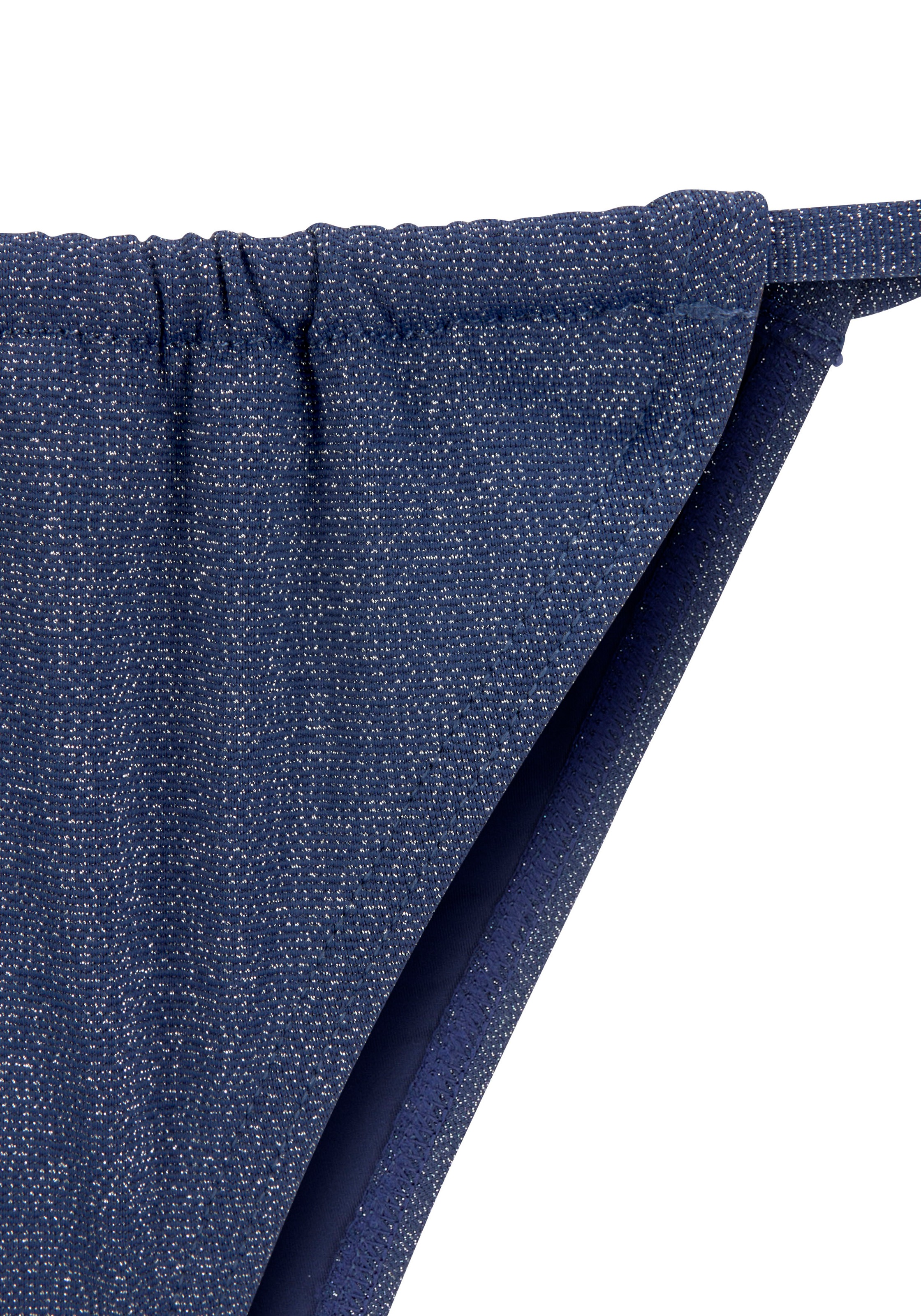 LASCANA Bikini-Hose »Glitter«, in knapper Form, regulierbar