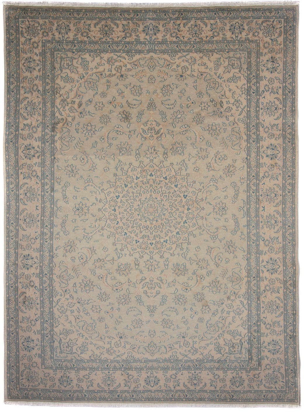 morgenland Wollteppich »Yalameh Medaillon Rosso chiaro 136 x 105 cm«, rechteckig, Handgeknüpft