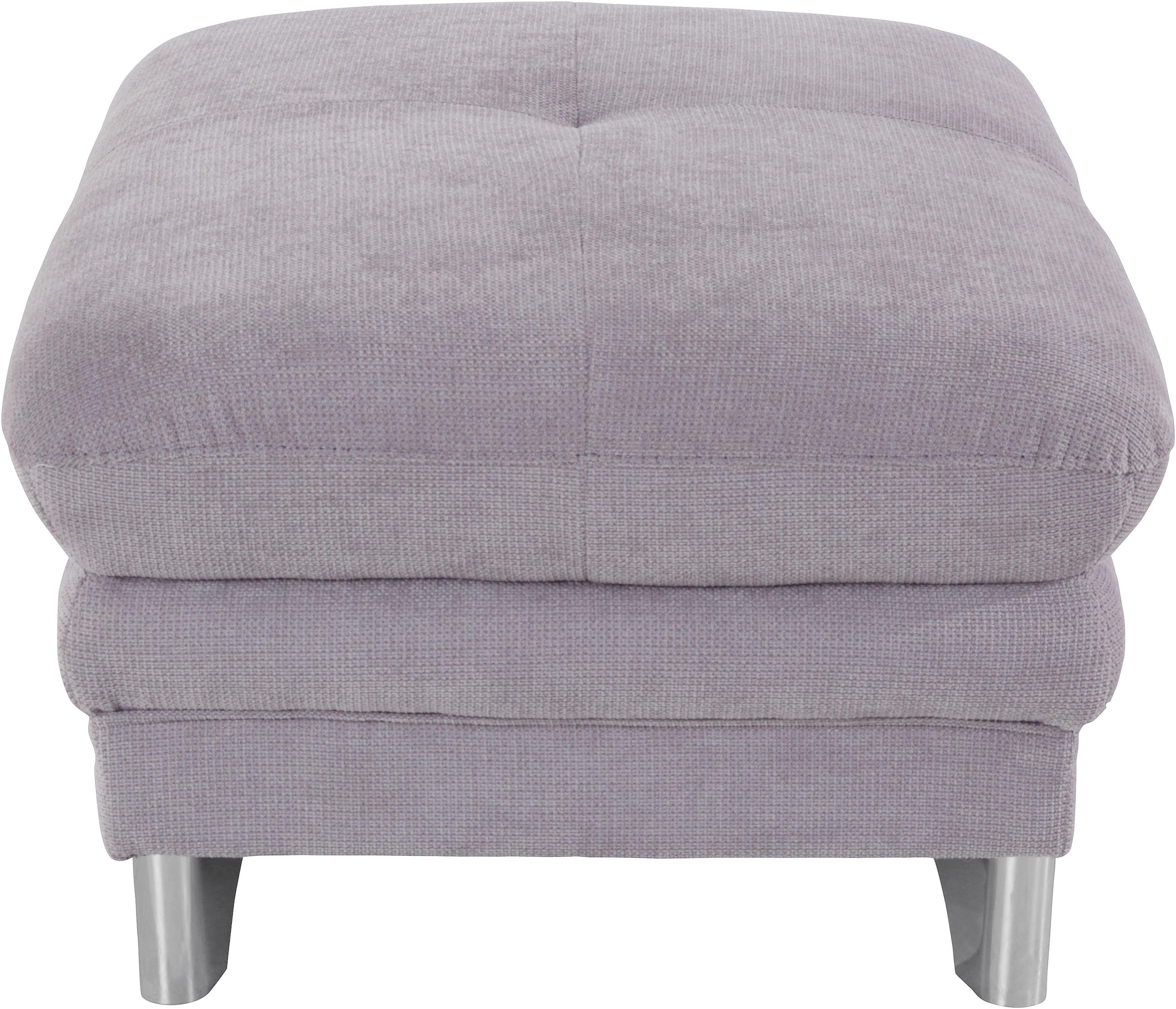 COTTA Polstergarnitur »Enterprise«, (Set), Set bestehend aus 2,5-Sitzer mit Arm- & Kopfteilverstellung & Hocker