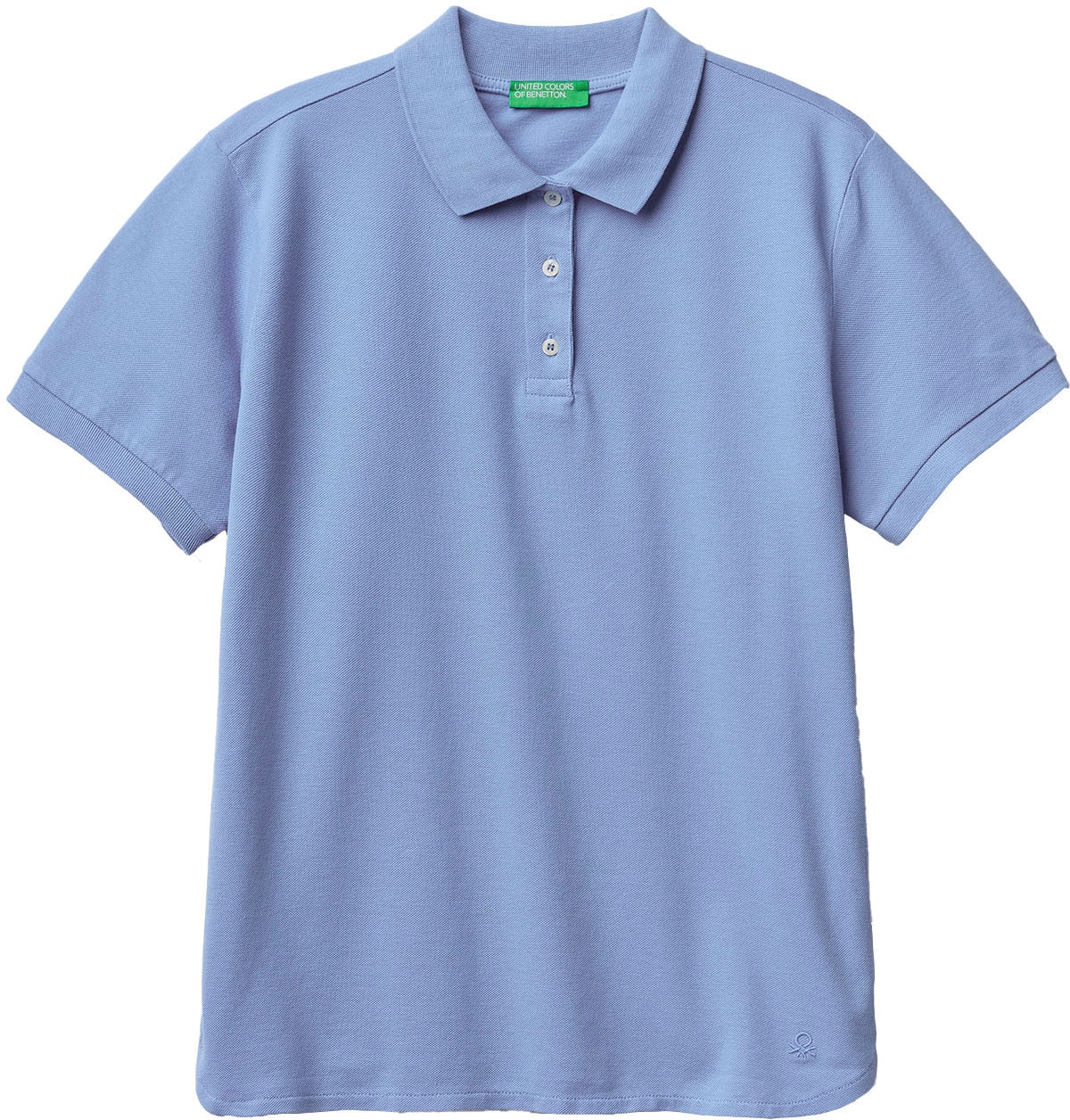 United Colors of Benetton Poloshirt, online perlmuttfarbenen kaufen OTTO Knöpfen bei mit