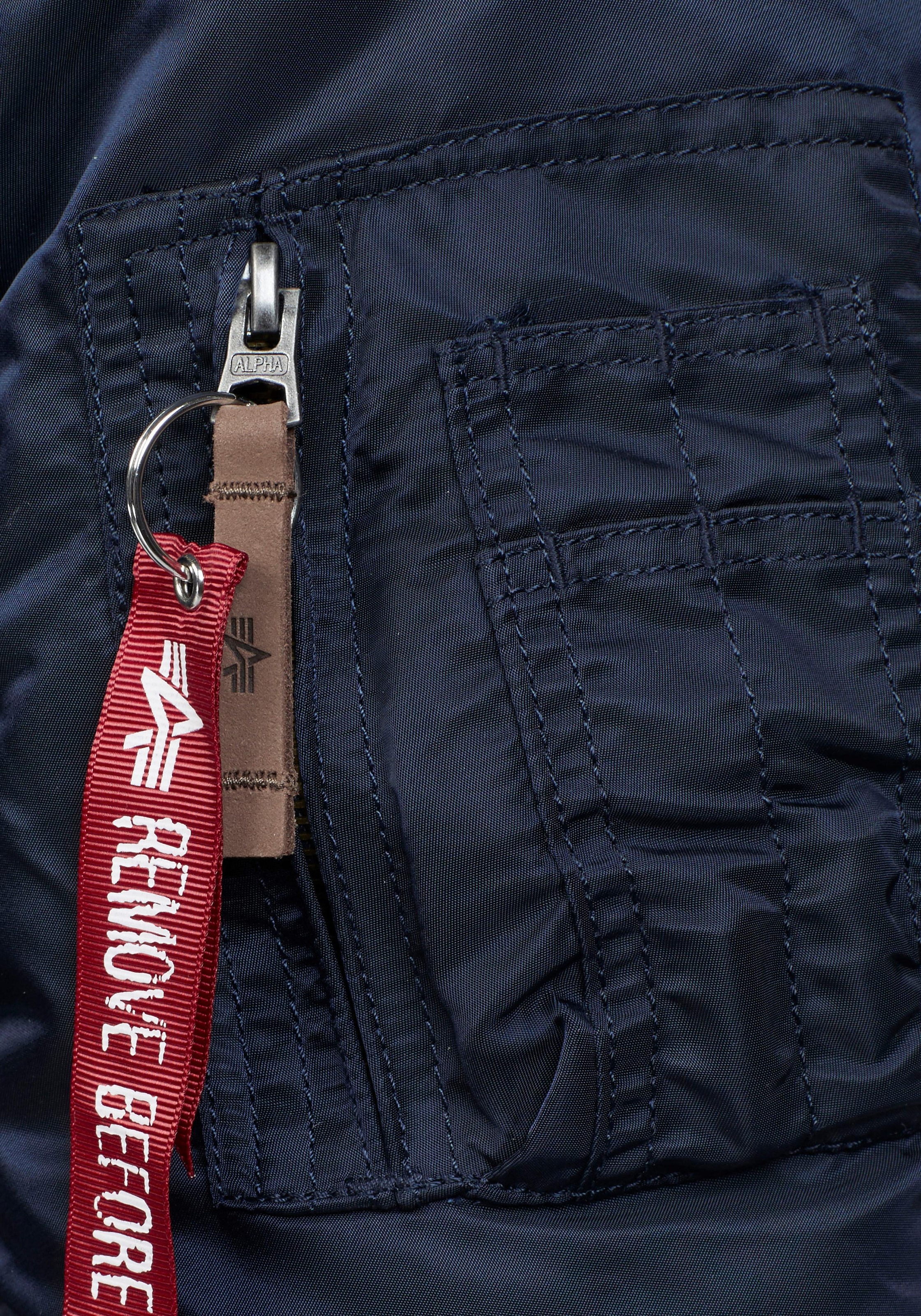 Alpha Industries Bomberjacke »MA-1 VF59 LONG«, ohne Kapuze, gefüttert