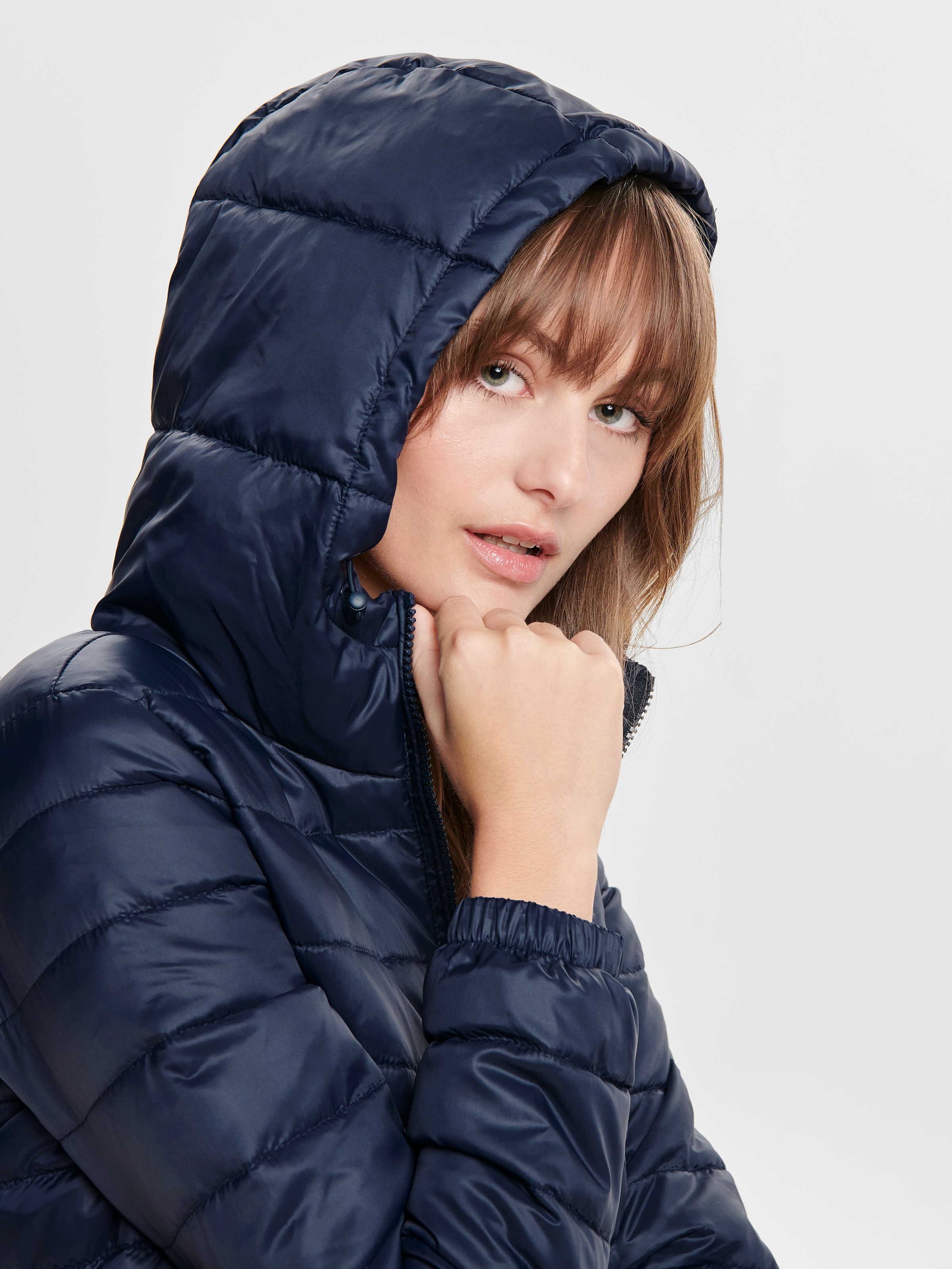 ONLY Steppjacke »ONLTAHOE HOOD JACKET OTW NOOS« mit Kapuze Kunstfaser, perfekt für den Übergang