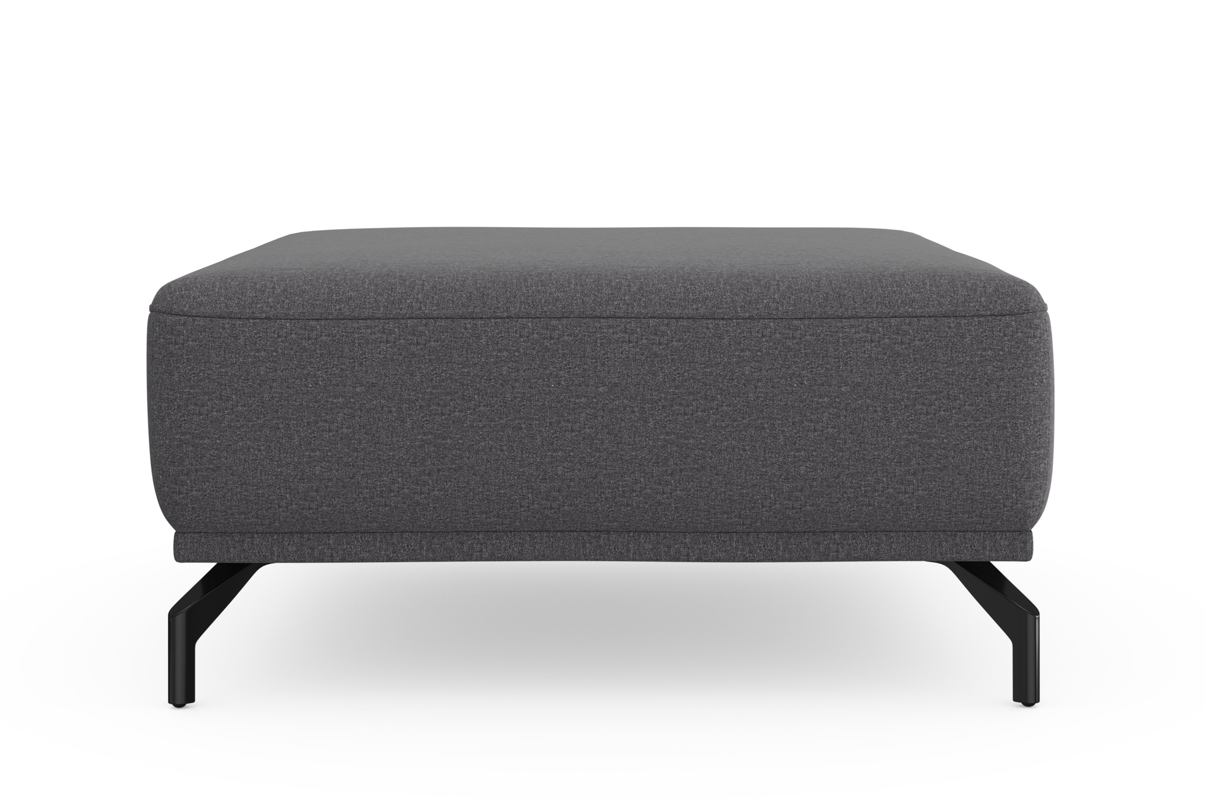 sit&more Hocker »Bailando«, mit Federkern und schwarzen, matten Metallfüßen