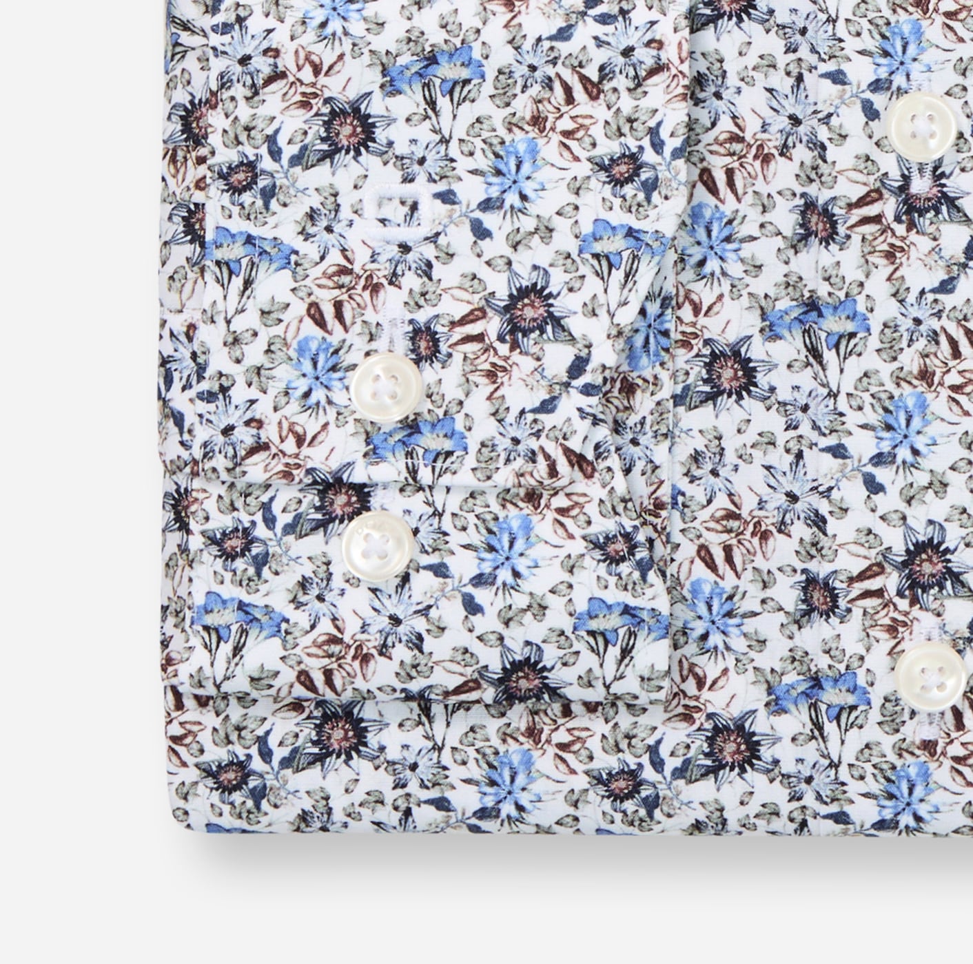 OLYMP Langarmhemd »Luxor modern fit« Modern Fit, Businesshemd, New-Kentkragen, gemustert