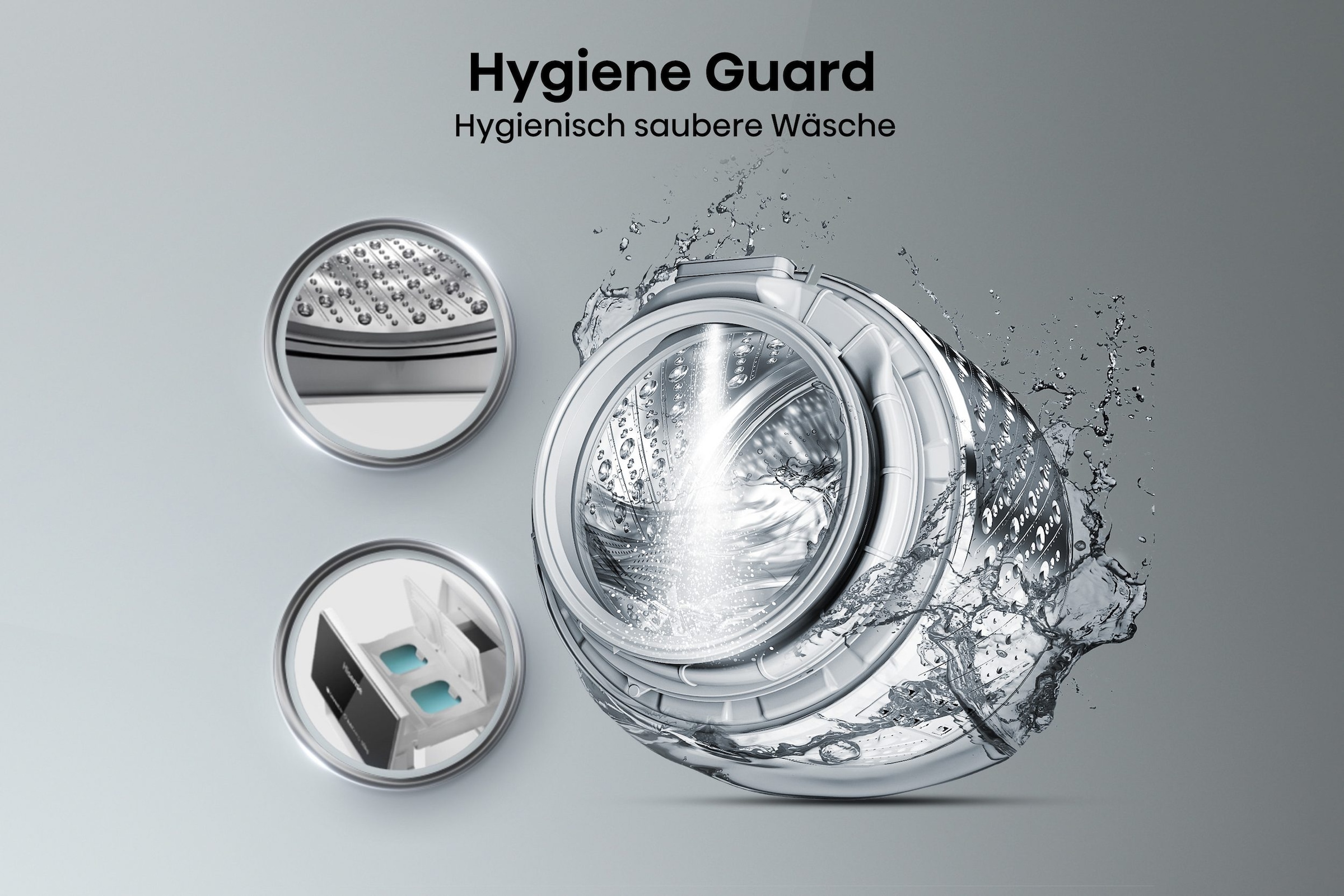 Hisense Waschtrockner »WD5S1045BW« 10,5 kg /6 kg 72 dB(A) 10,5kg/ 6kg