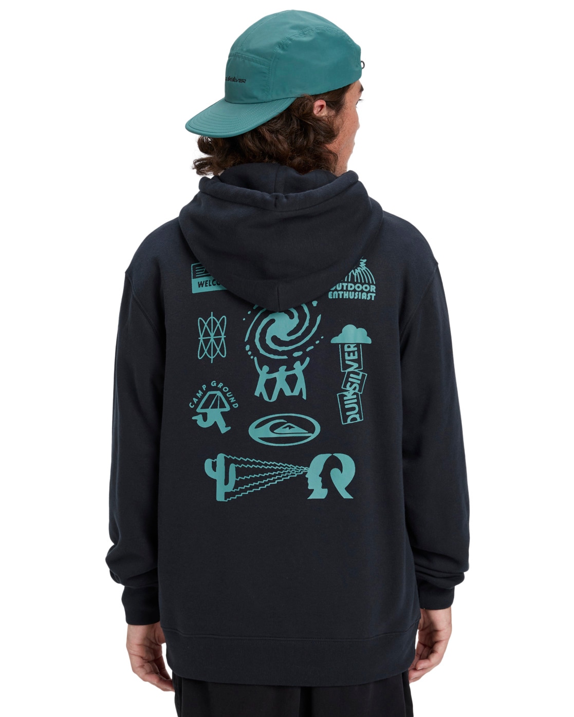Quiksilver Kapuzensweatshirt »Salt Water Graphic«
