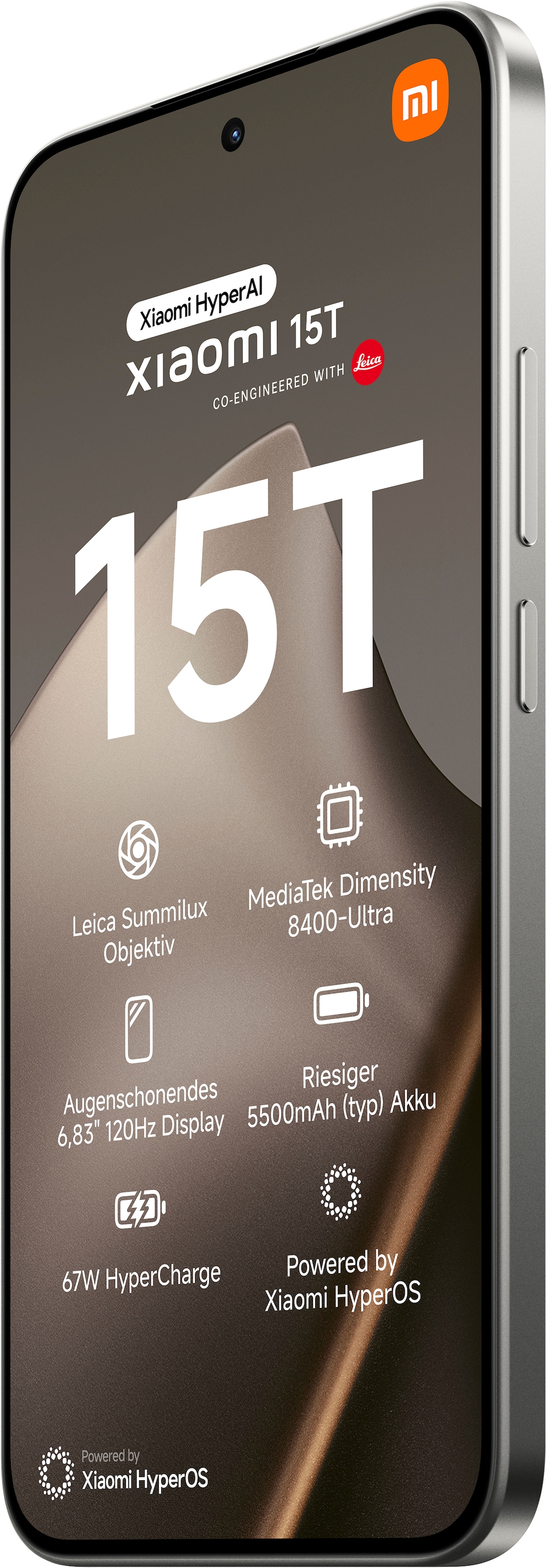 Xiaomi Smartphone »15T 12+256« grau