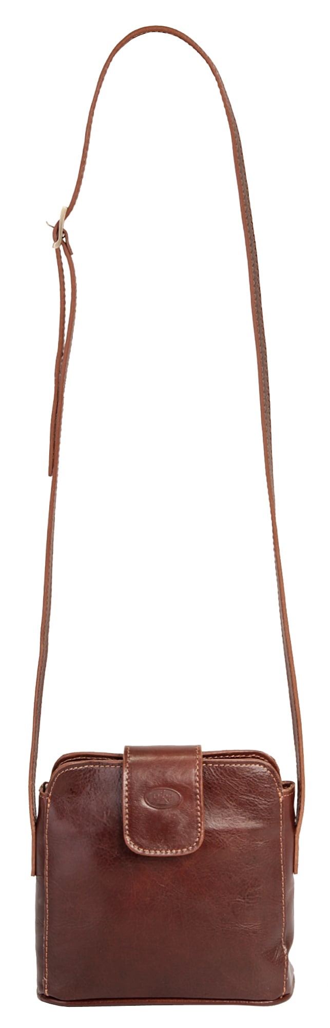 Piké Umhängetasche, echt Leder, Made in Italy