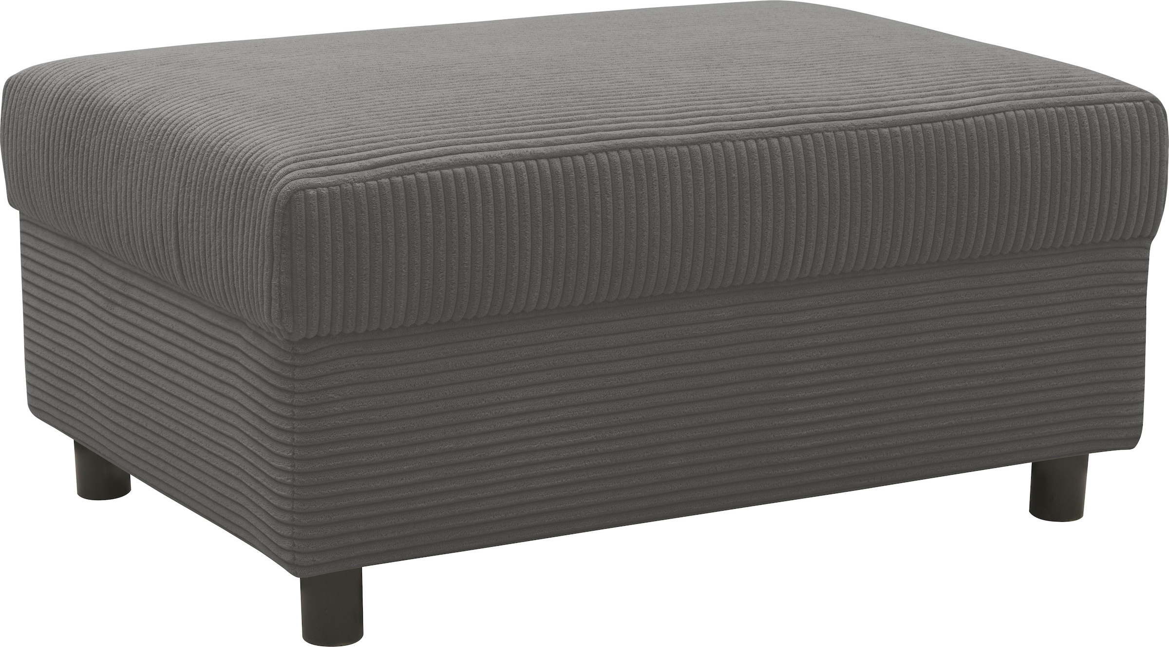 DOMO collection Polsterhocker »Turah 2 in Cord oder wasserabweisender Microfaser,«, moderner Polsterhocker, passend zum Ecksofa, B/T/H: 83/60/44 cm
