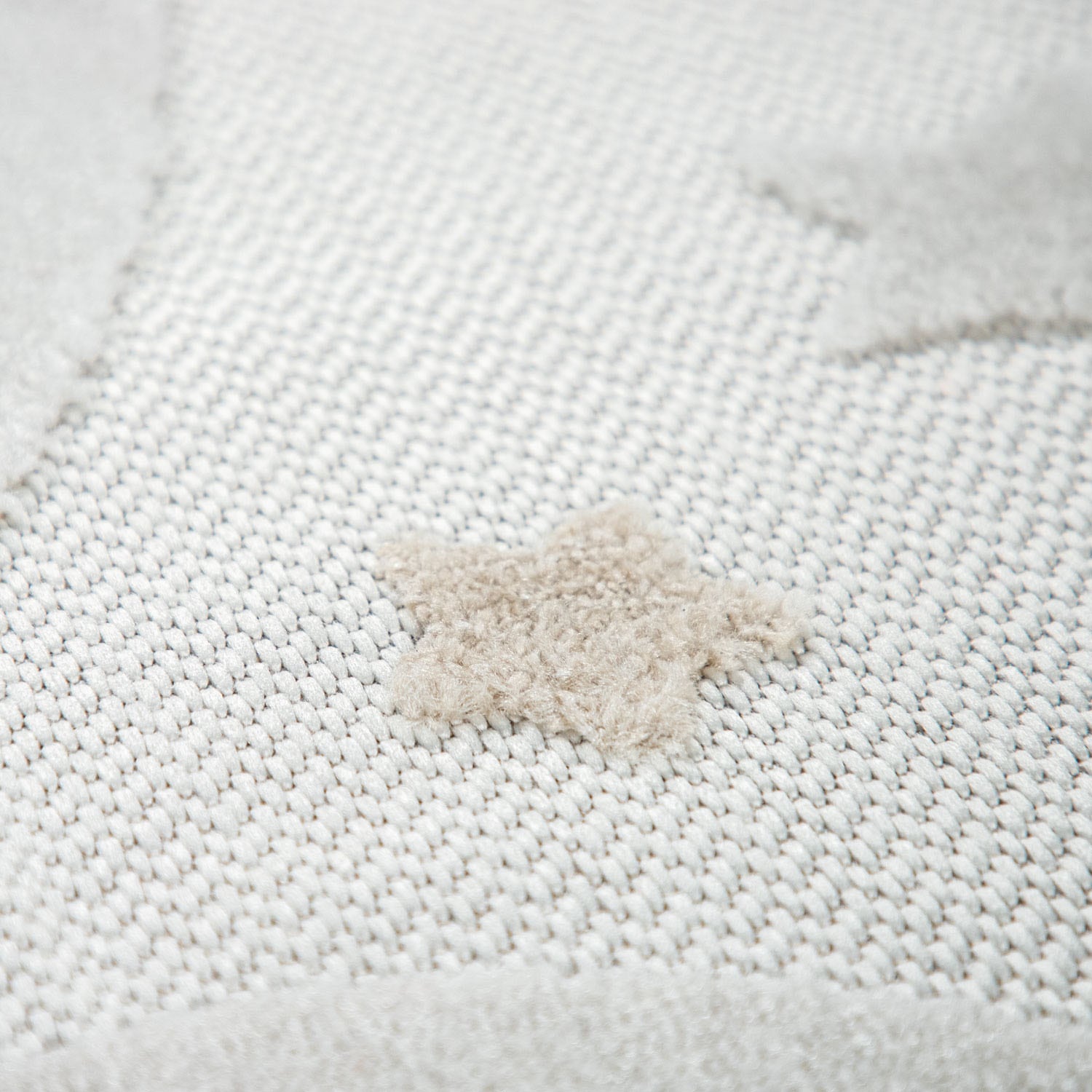 Paco Home Kinderteppich »Tweet 465«, rund, 12 mm Höhe, Flachgewebe, Hoch-Tief-Effekt, Motiv Mond & Sterne, Outdoor geeignet