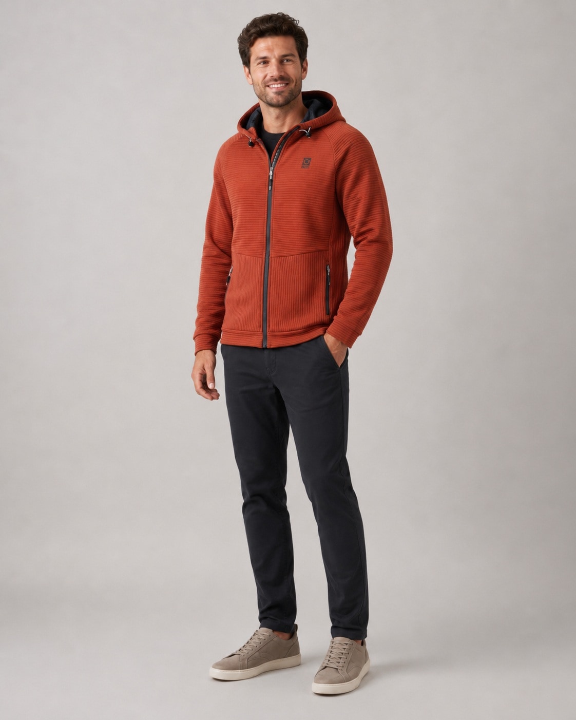 LPO Funktionsjacke »Vincent MN II« Verstellbare Kapuze, mehrere Taschen, Innenfutter