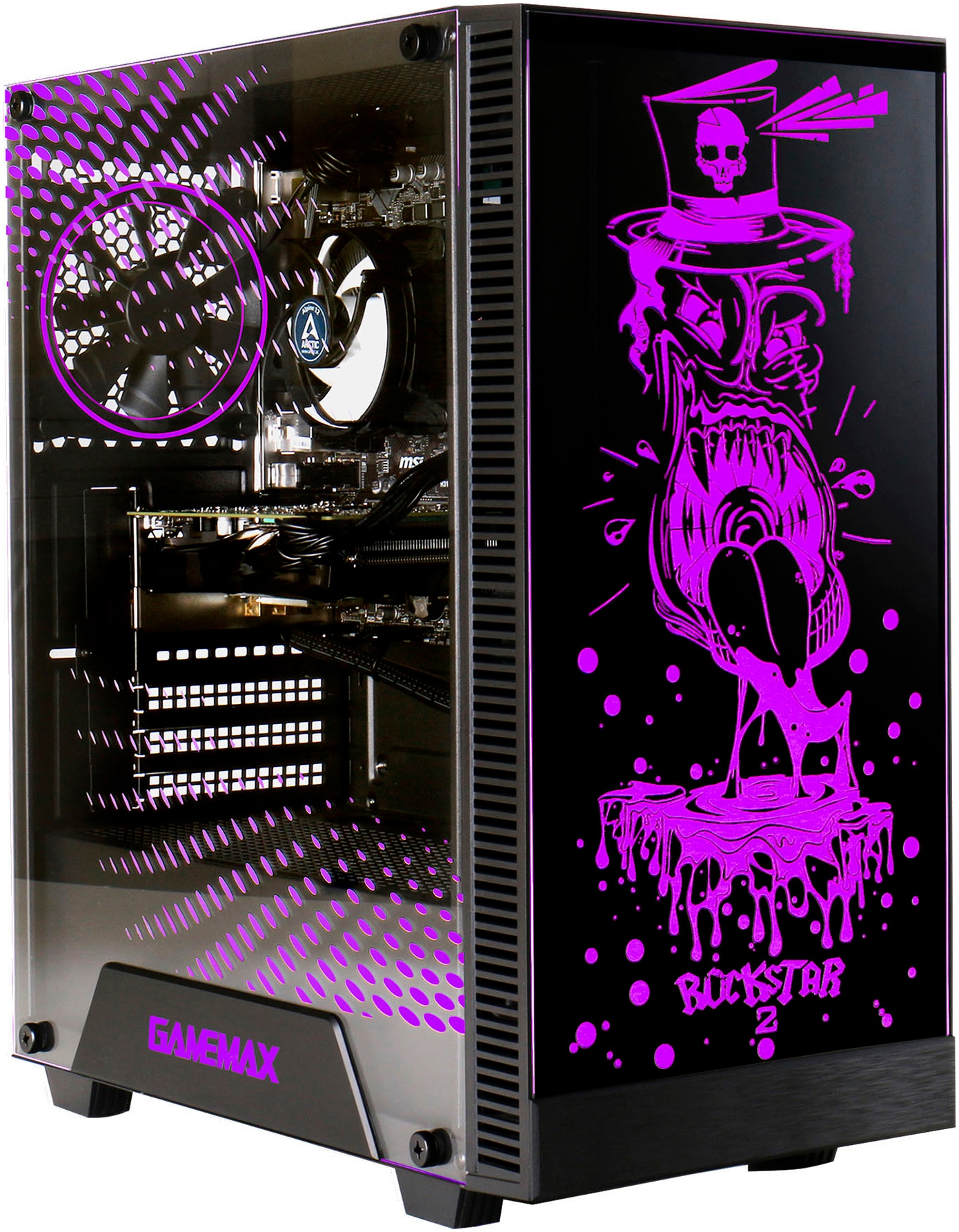 Hyrican PC-Komplettsystem »MegaDeal Gaming-PC-Set Rockstar«, Windows 11 + MSI PRO MP273A Monitor, 69cm (27") + Maus & Tastatur