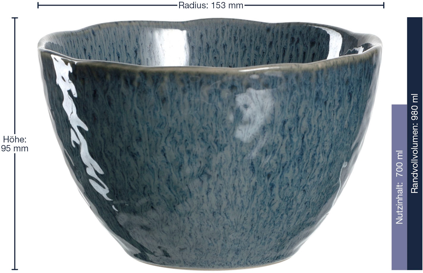 LEONARDO Schale »MATERA«, 6 tlg., aus Keramik, Ø 15,3 cm
