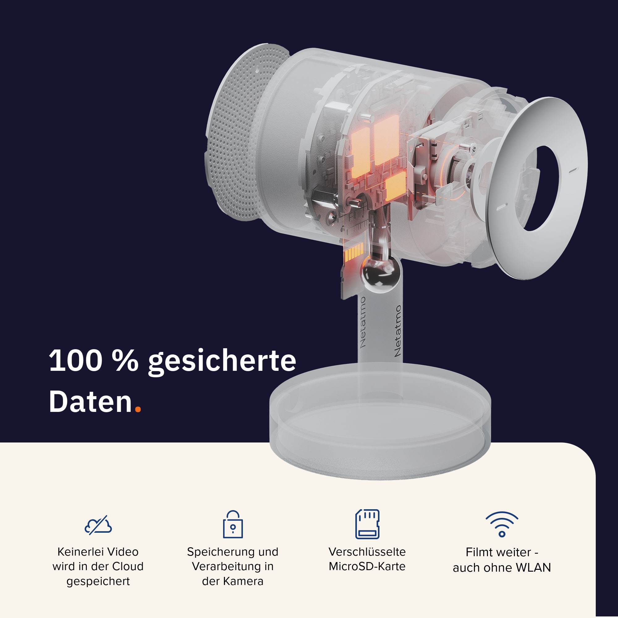 Netatmo Indoor Kamera »Smarte Innenkamera Advance«, Innenbereich