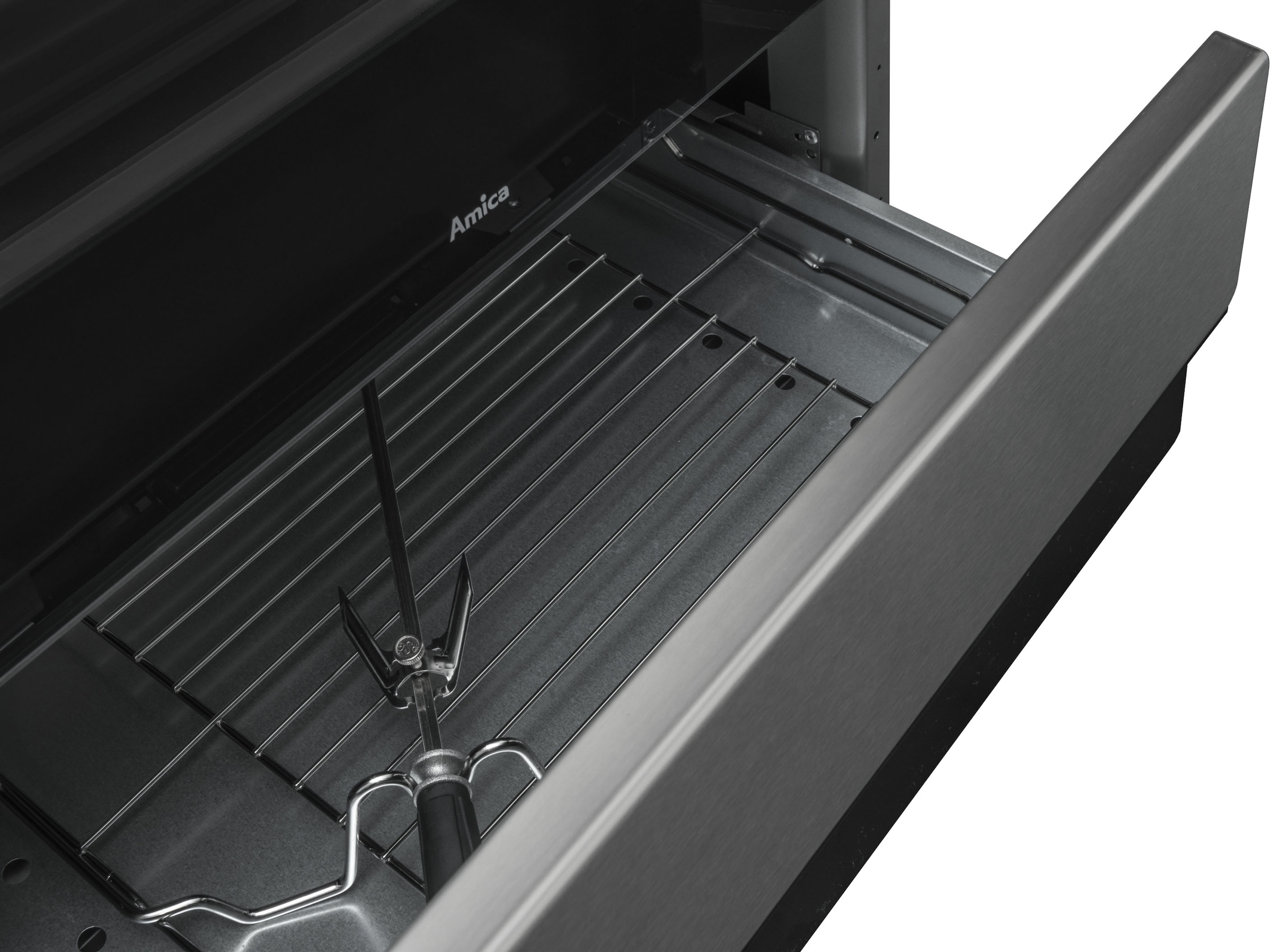 Amica Induktions-Standherd »SHI 905 150 W«, mit Teleskopauszug nachrüstbar, Steam Clean