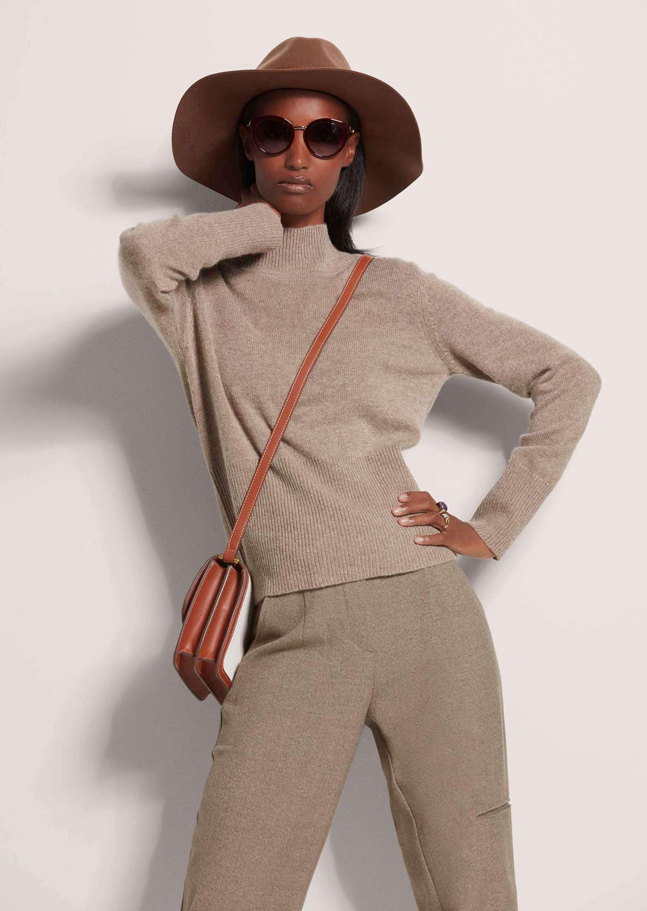 MADELEINE Longpullover »Pullover Pullover mit Stehkragen«