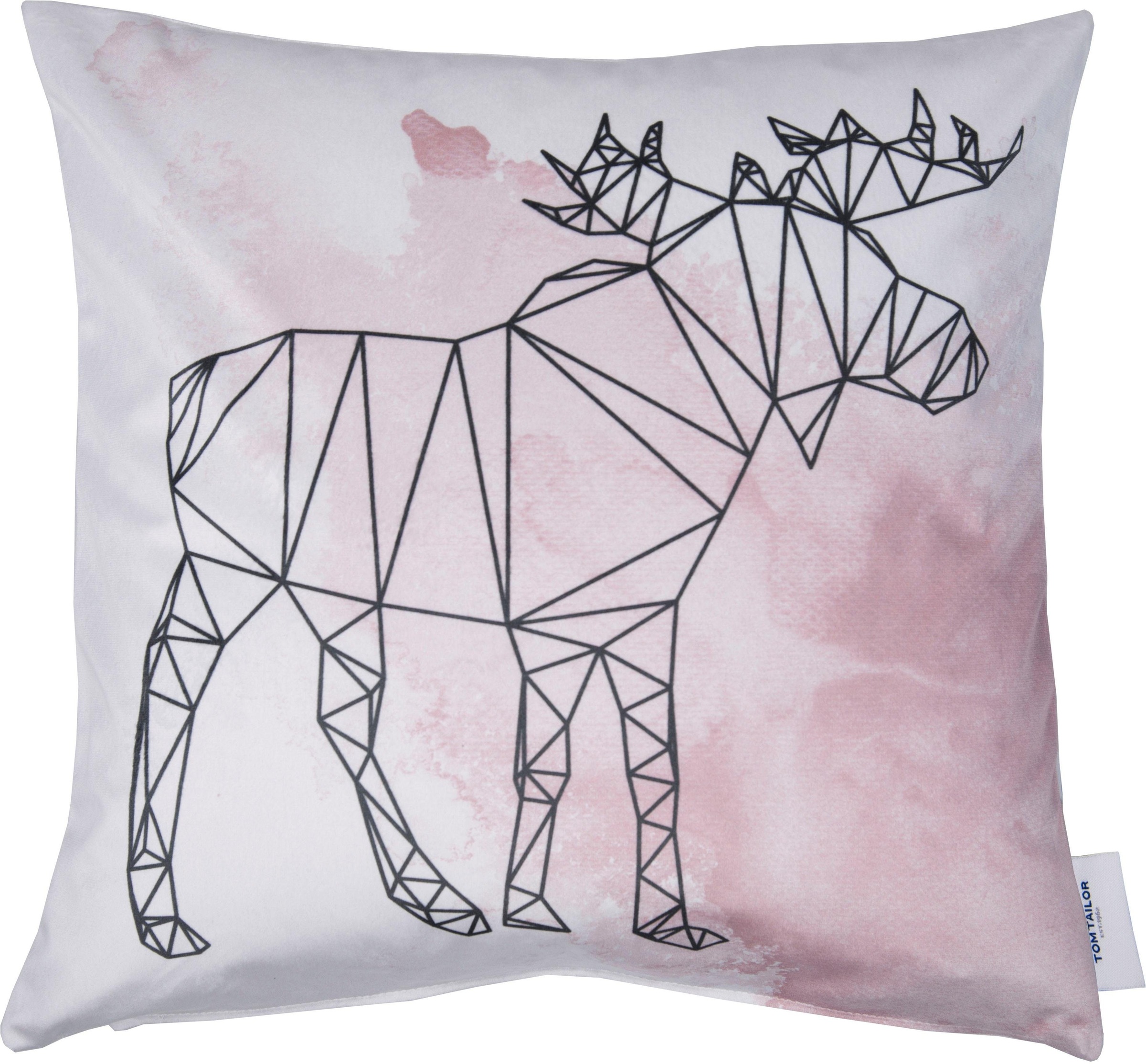 TOM TAILOR Kissenhülle »Graphic Moose«, (1 St.), mit Motiv Elch