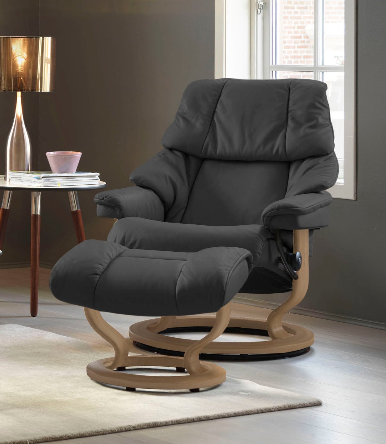 Stressless® Fußhocker »Reno« mit Classic Base, Gestell Eiche