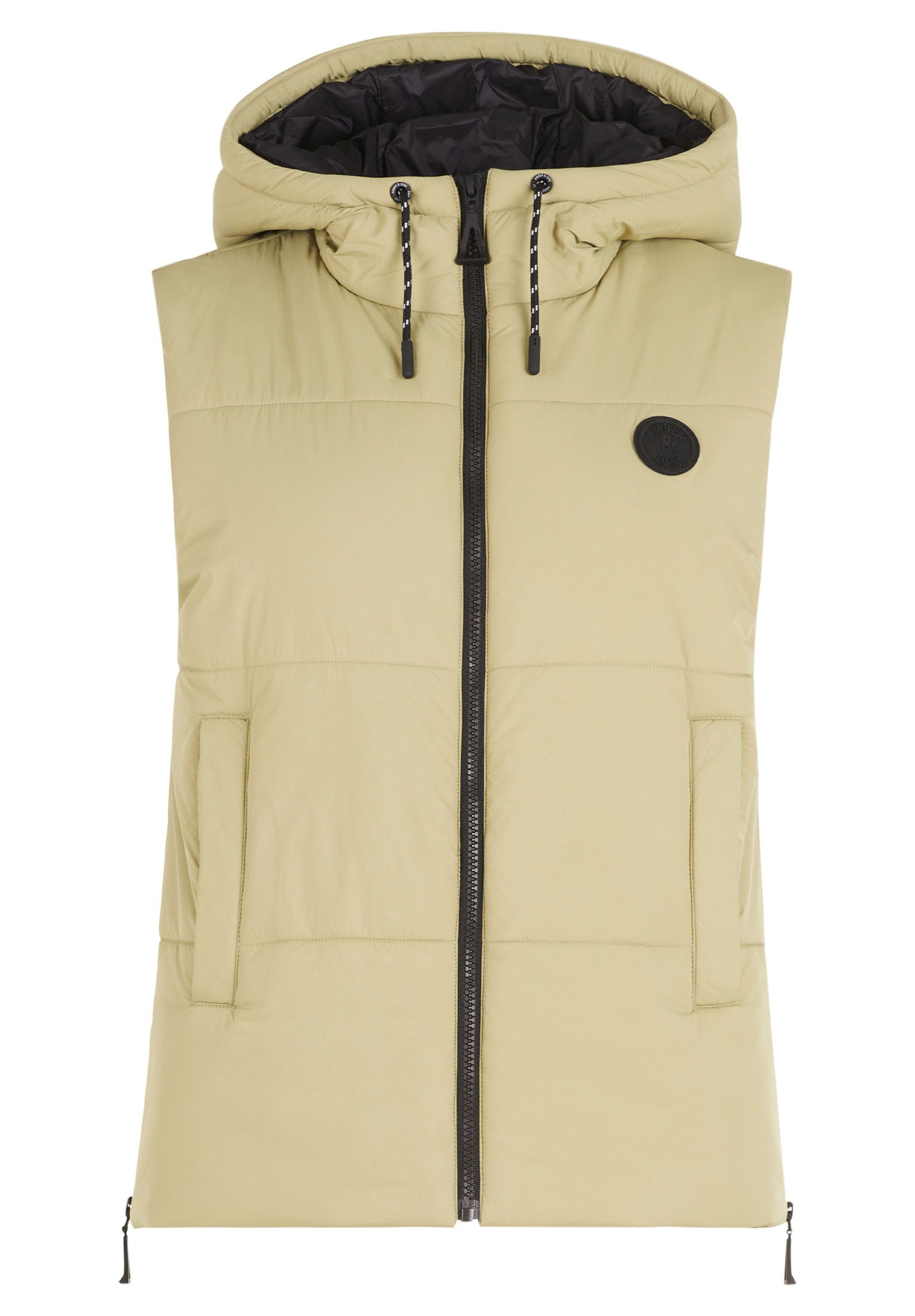 Amber & June Steppweste »Steppweste mit Kapuze«, Größe 34