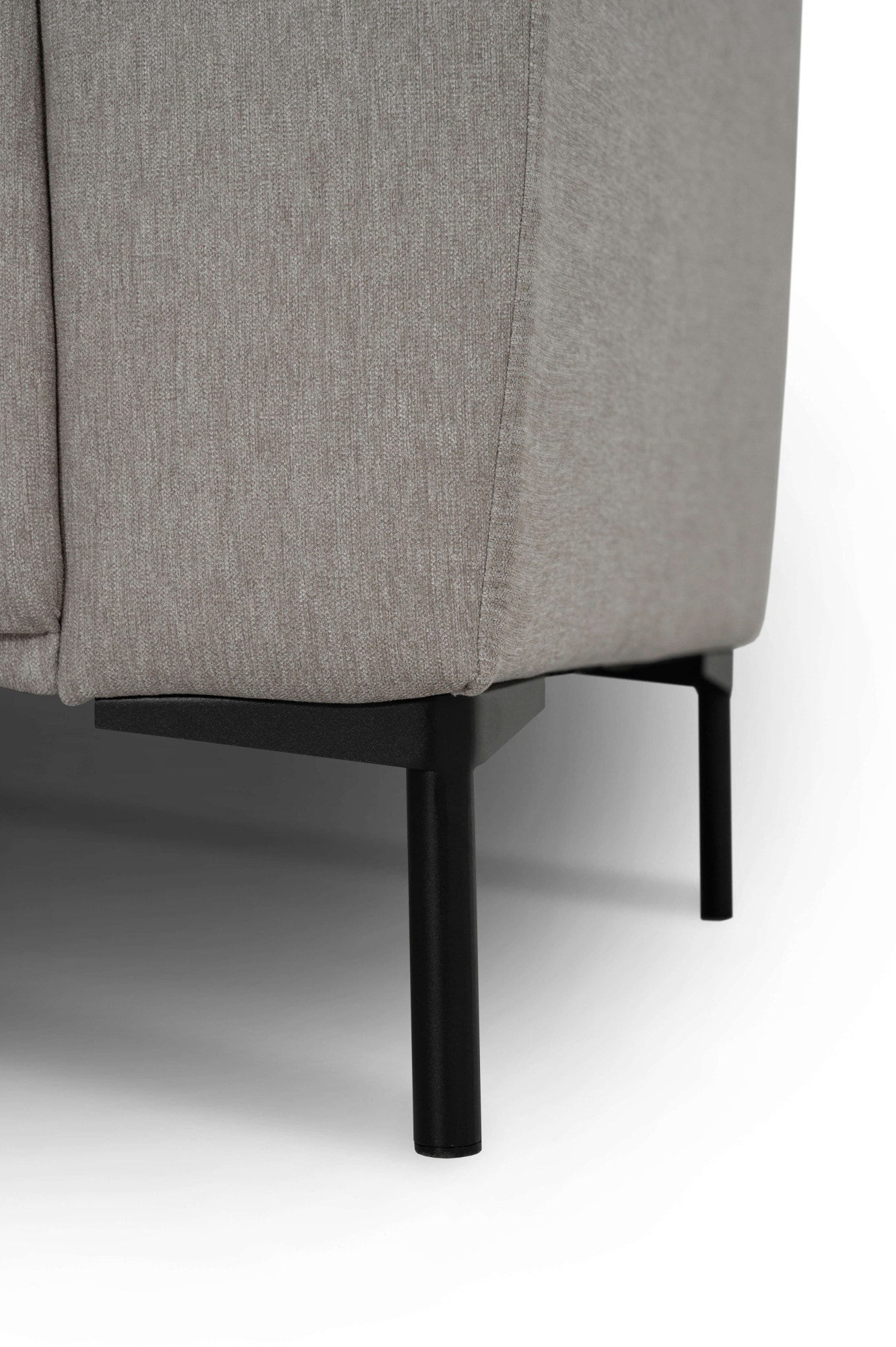 andas Ecksofa »Melby«, (2 St.), Breite 275 cm, in einem weichen Struktur Stoff, lose Rückenkissen