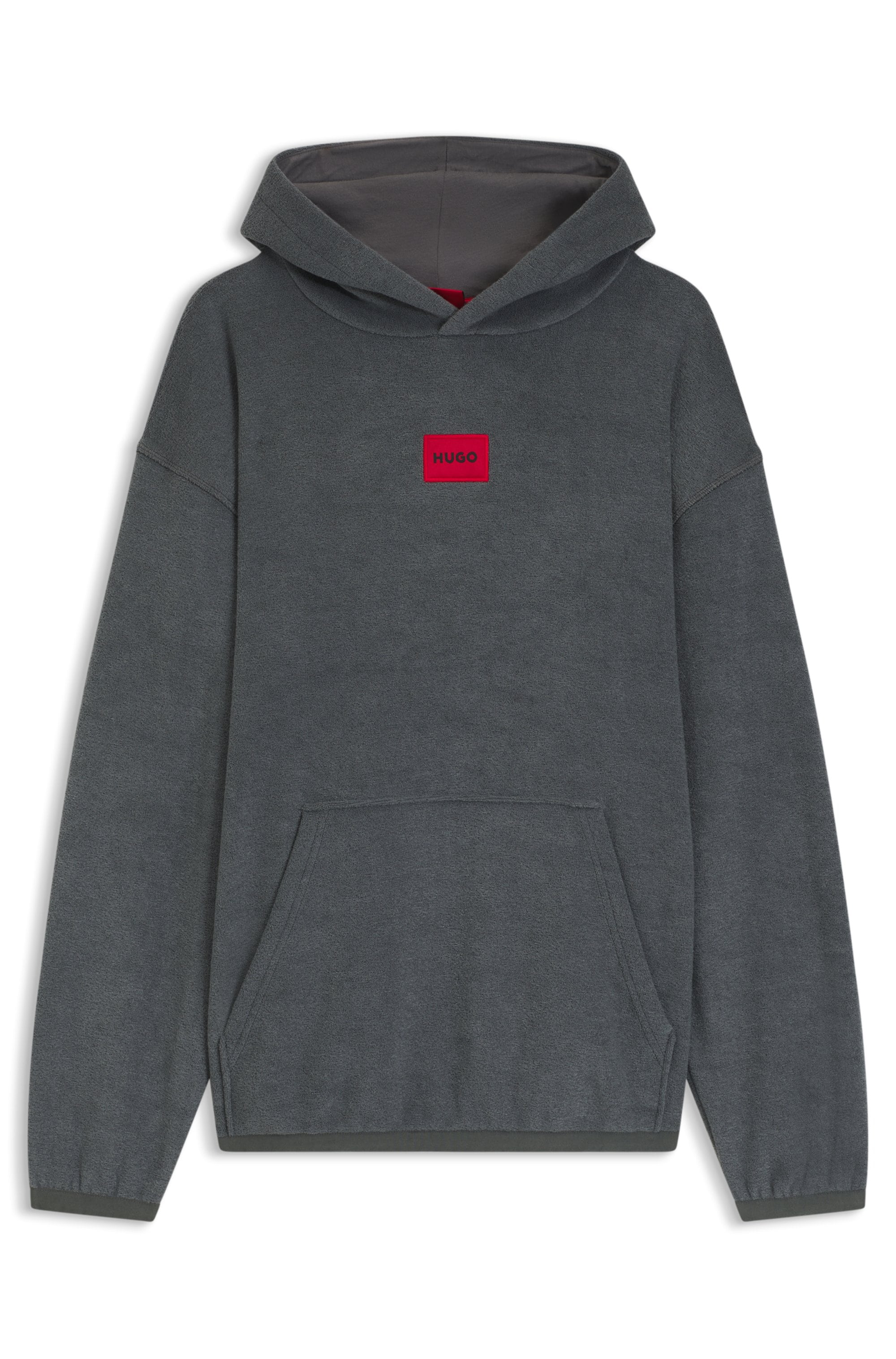 HUGO Underwear Hoodie, Relaxed Fit, Fleece-Qualität