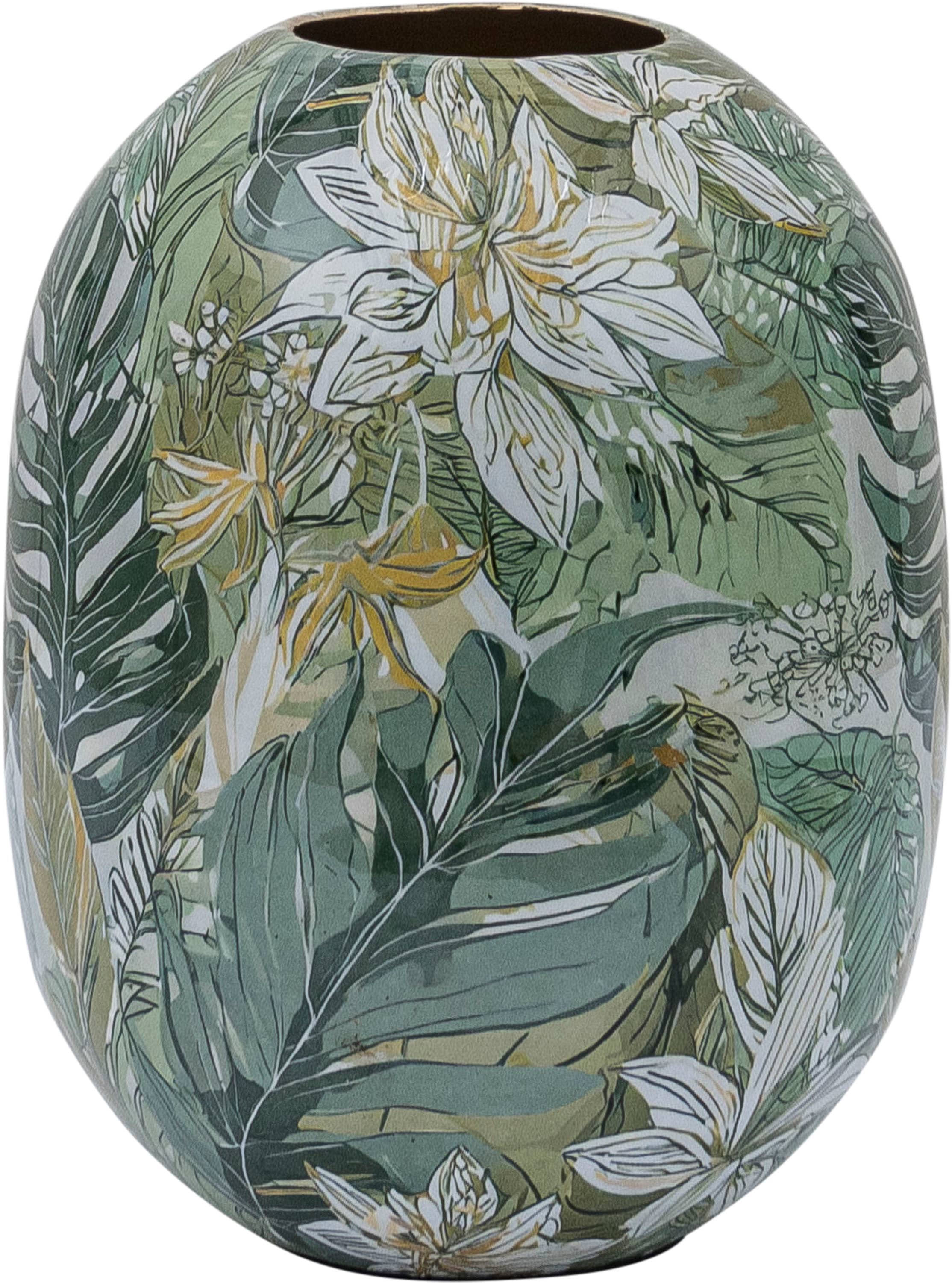 Creativ home Tischvase »Vase« mit floralem Dekor