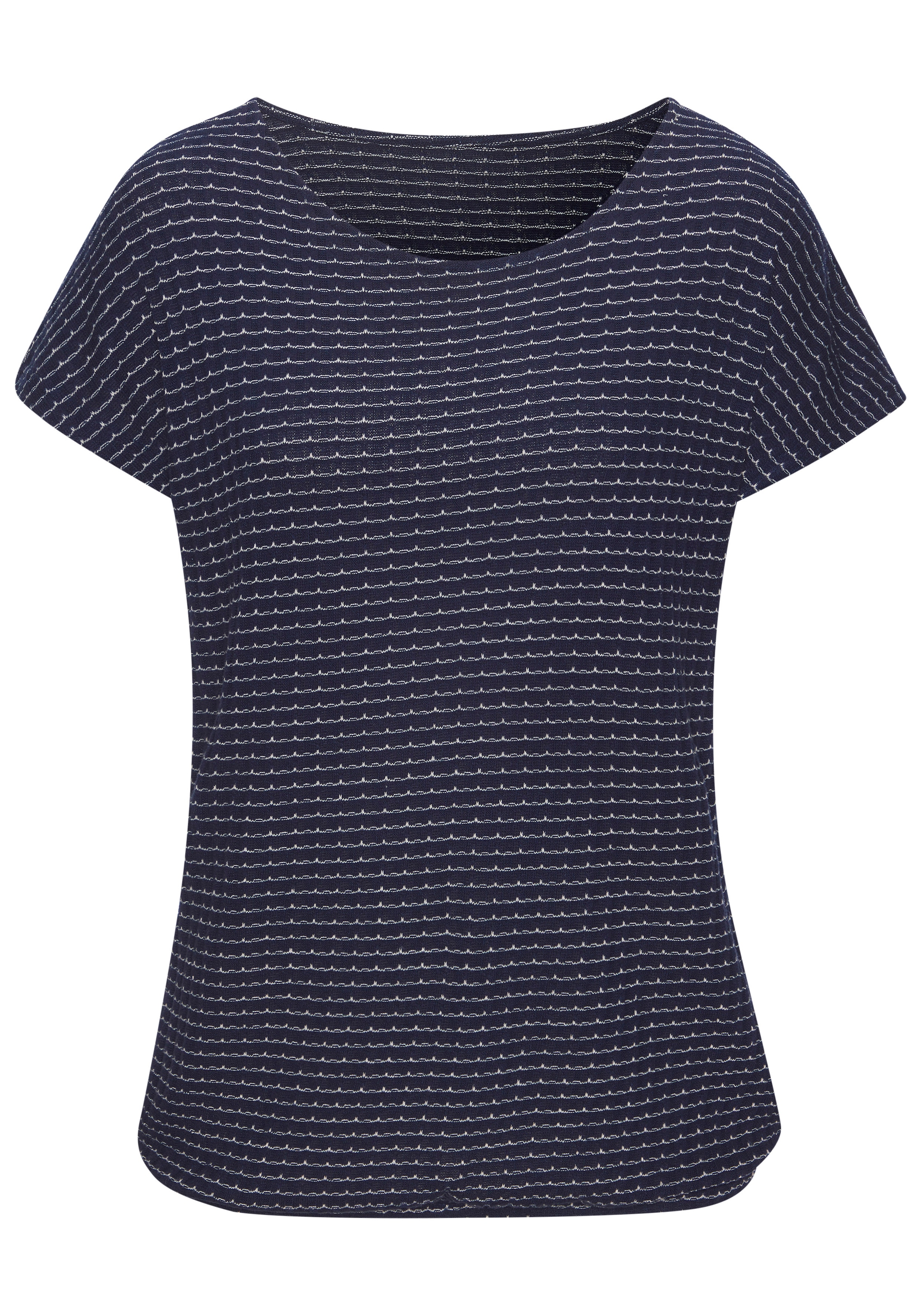 Vivance Kurzarmshirt »aus strukturierter Strickqualität«, (Set), mit schönem Muster aus Strick