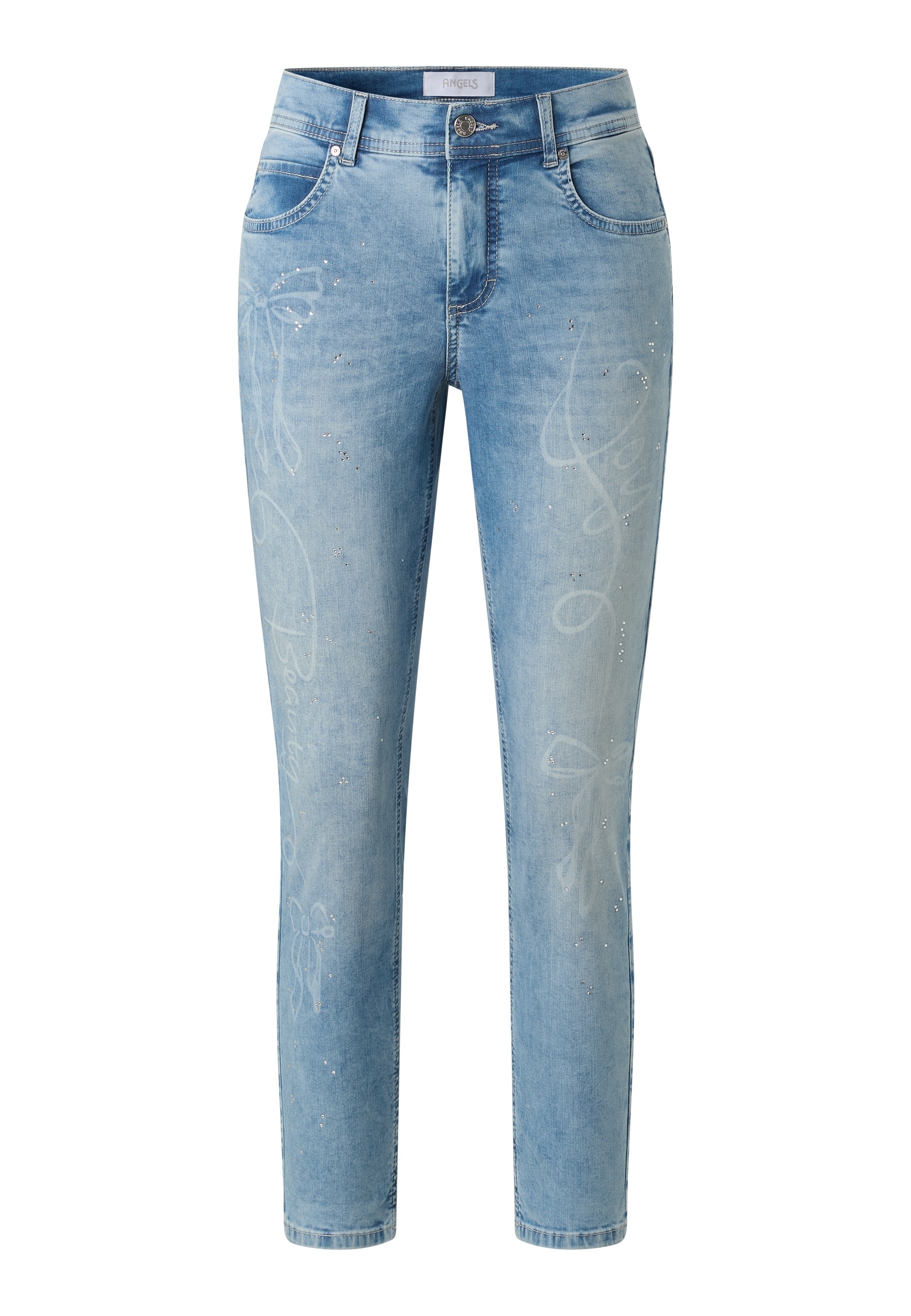 ANGELS 7/8-Jeans »Ornella Beauty« mit verspielten Details, Slim Fit
