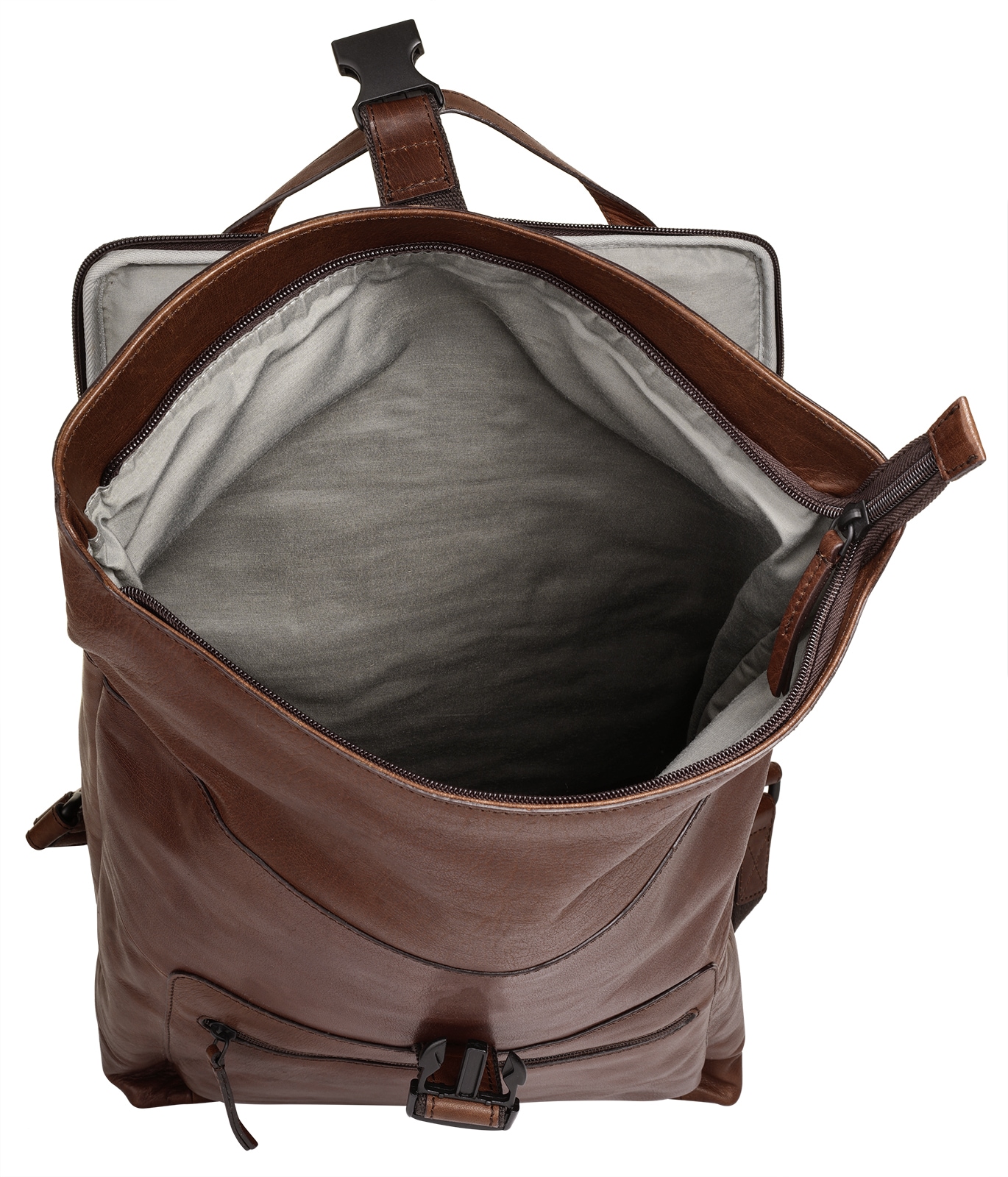 Sansibar Laptoprucksack, echt Leder