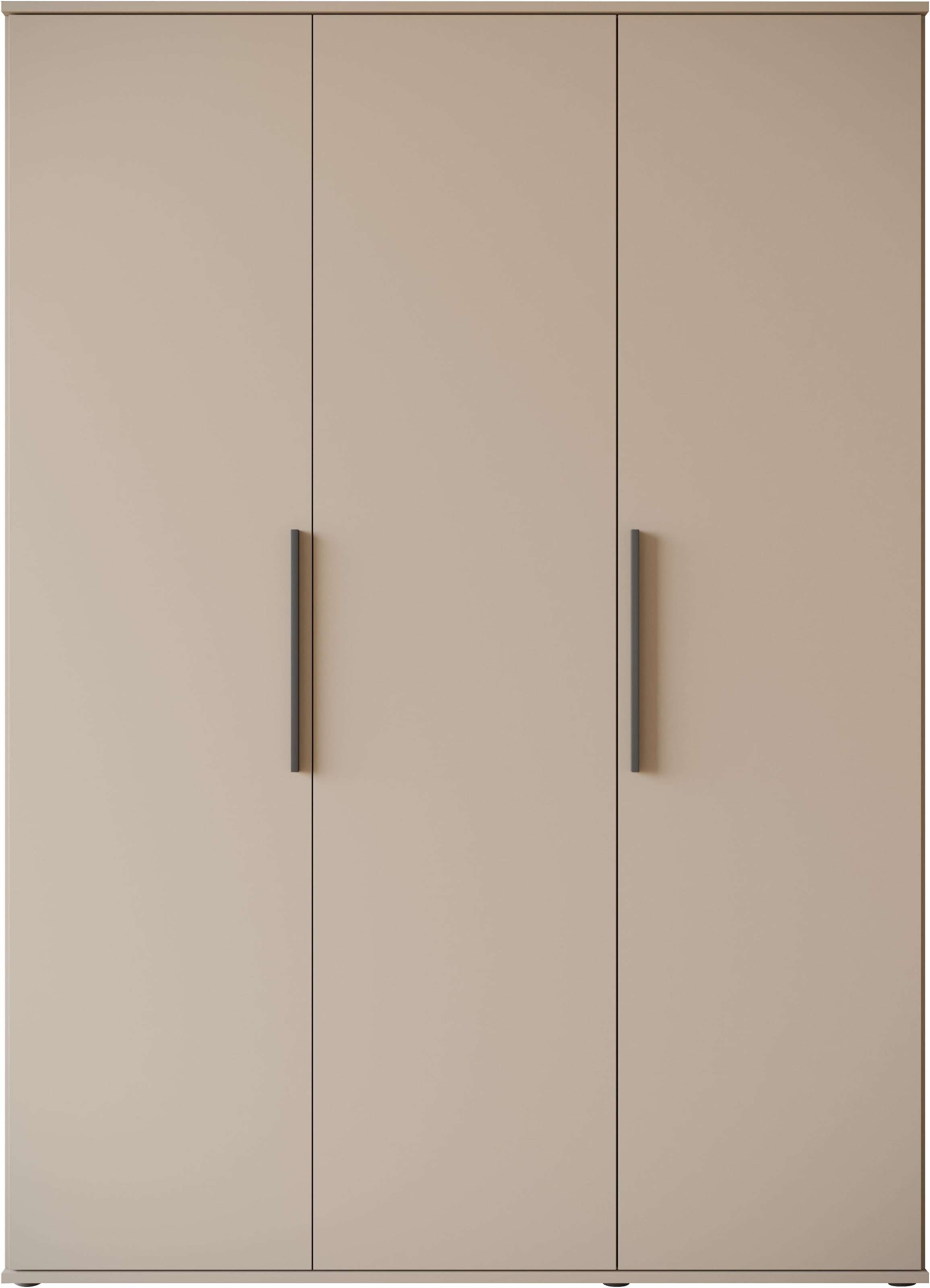 INOSIGN Kleiderschrank »LAGOS Wäscheschrank, Garderobe, schwarze Griffe, Made in Europe«, Moderner Drehtürenschrank, FSC-zertifiziert, Schlafzimmerschrank