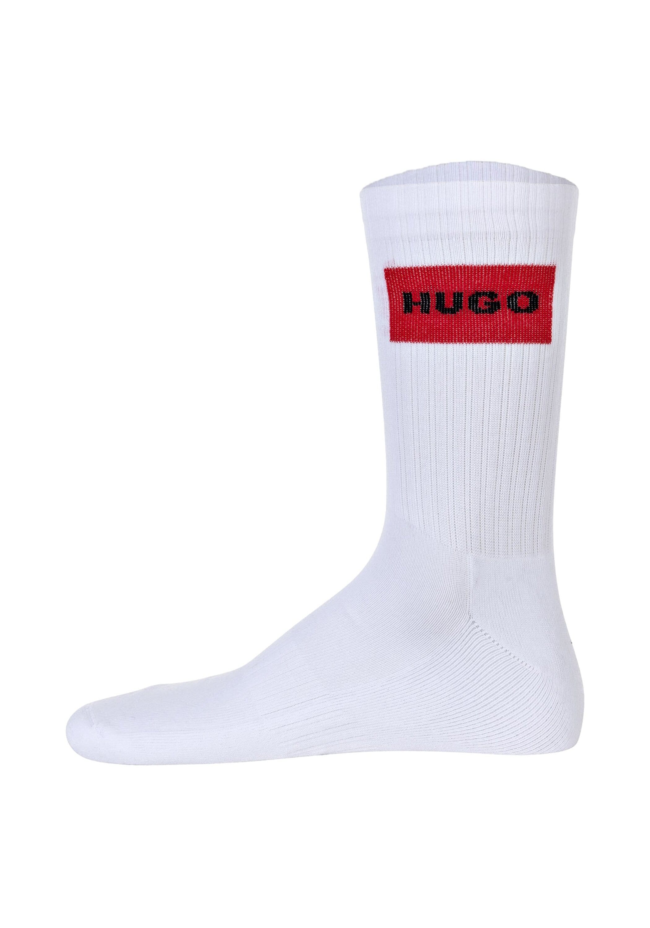 HUGO Socken »Socken 3P QS RIB LABEL CC 3er Pack«