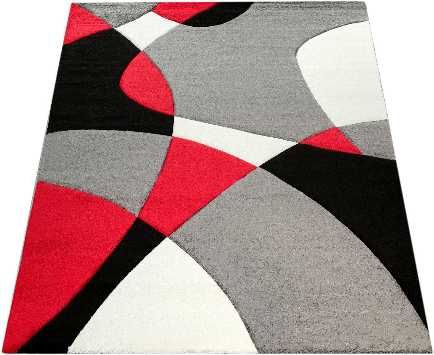 Paco Home Teppich »Diamond 664«, rechteckig, 18 mm Höhe, 3D-Design, Kurzflor, 3D-Design, modernes geometrisches Muster