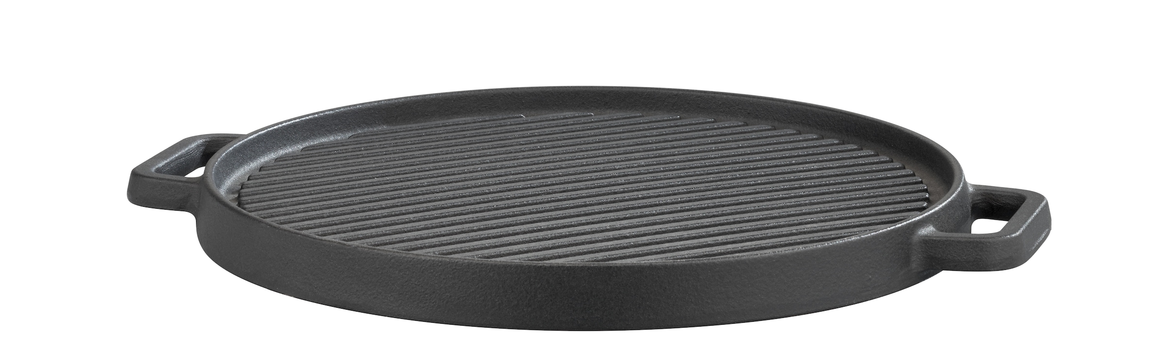 GSW Grillplatte »Black Iron BBQ« Gusseisen Grillplatte zur Anwendung auf dem Grill, Feuer oder Backofen