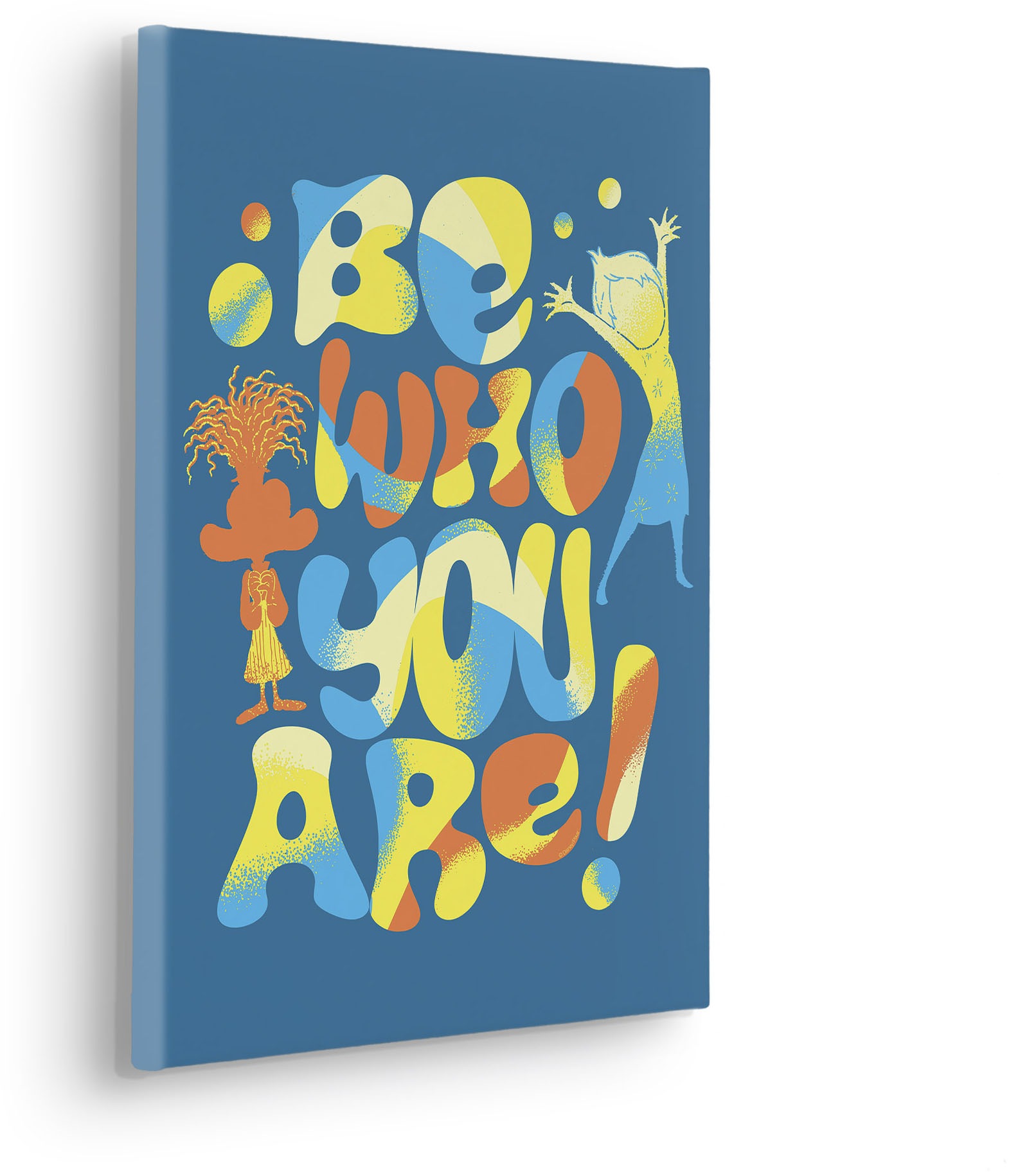 Komar Leinwandbild »Disney and Pixar Inside Out Be Who You Are«, Disney, (1 St.), 30 x 40 cm (Breite x Höhe) - Kinderzimmer, Dekoration
