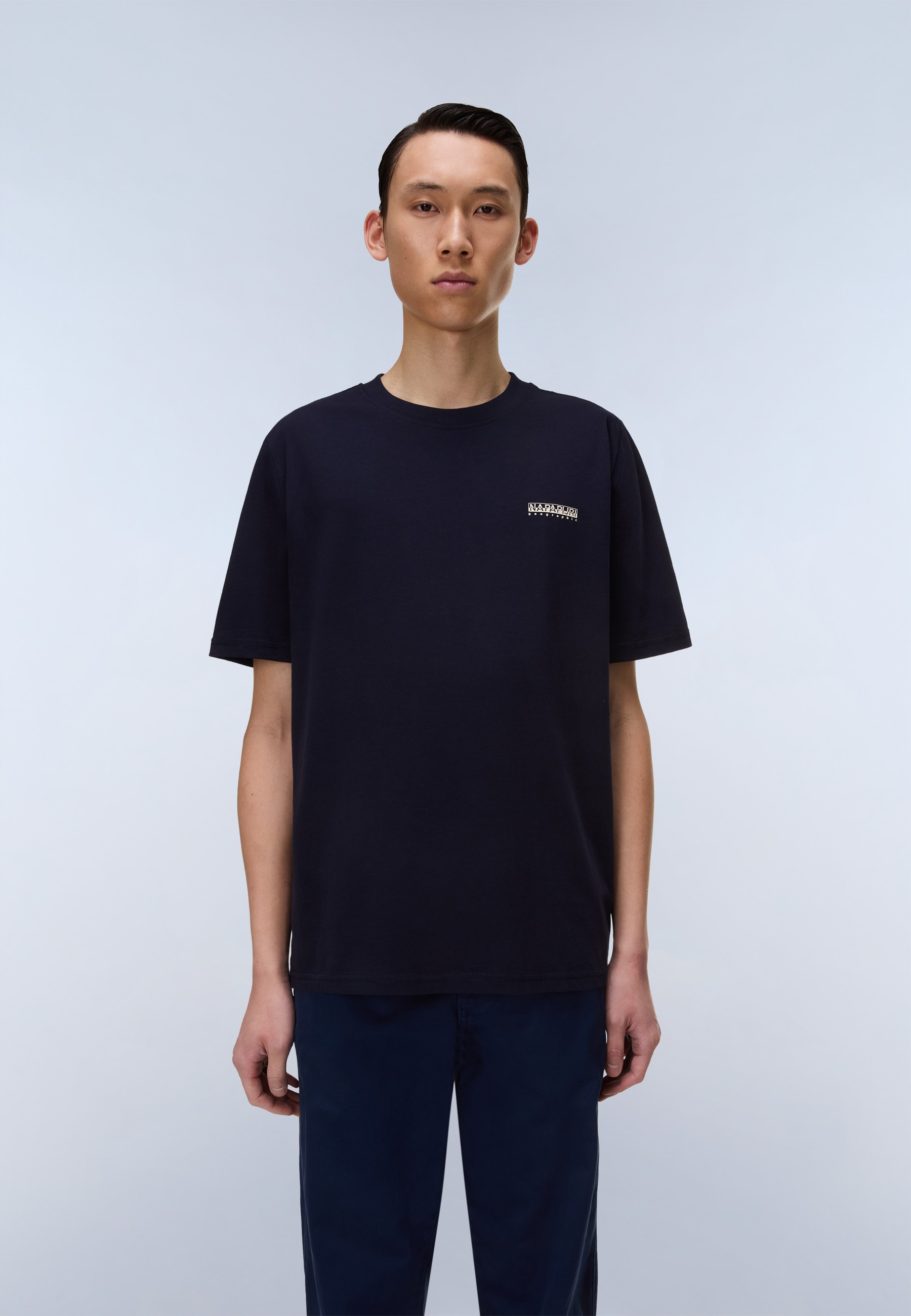 Napapijri T-Shirt »S-SMALL BOX« mit Kurzarm-Design, aus Baumwoll-Jersey, normale Schnittform