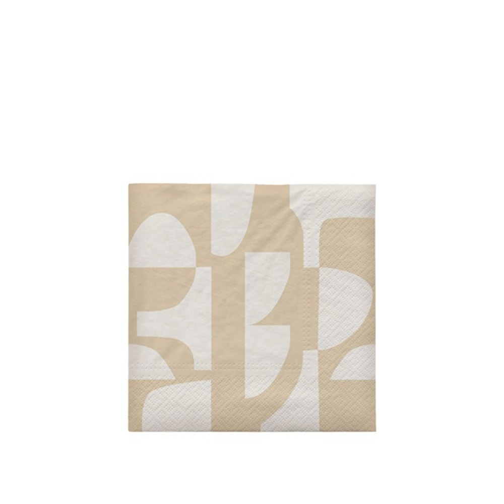 Broste Copenhagen Teeservice »Single Geschirr-Set Nordic Sand, inkl. 1 Päckchen Papierserviette« Beliebte Geschirr Sets Exclusiv mit Geschenk
