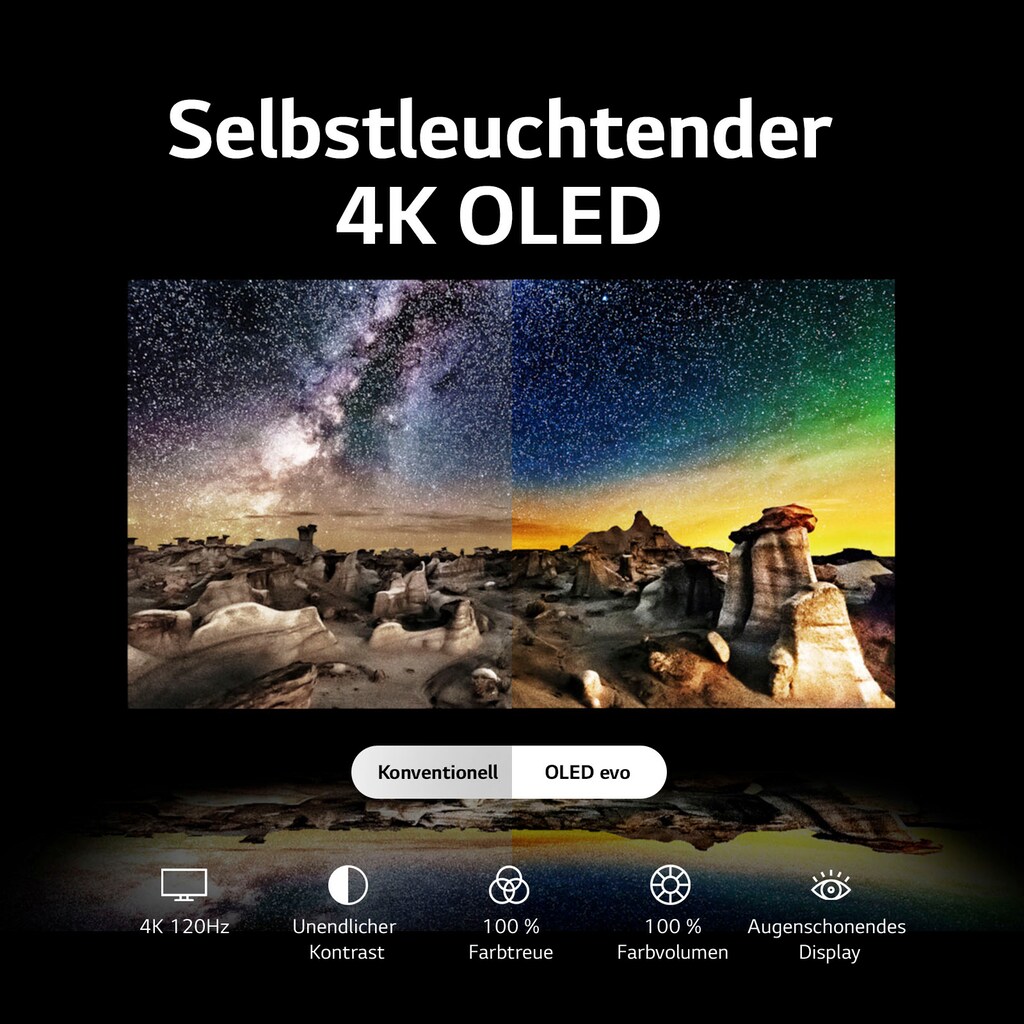 LG OLED-Fernseher »OLED48C37LA«, 121 cm/48 Zoll, 4K Ultra HD, Smart-TV