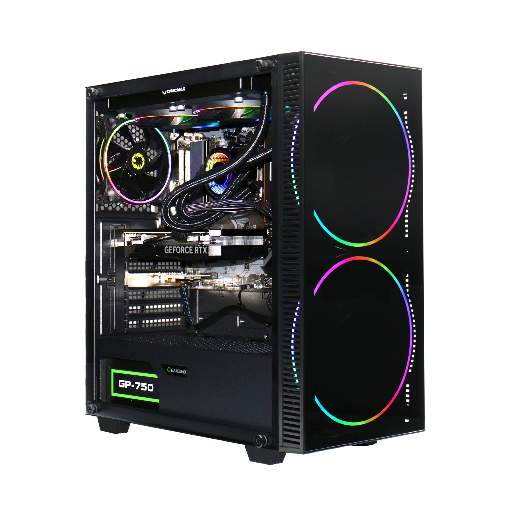 GAMEMAX Gaming-PC »Black Hole 7655«, 7655, Windows 11, DDR5 RAM