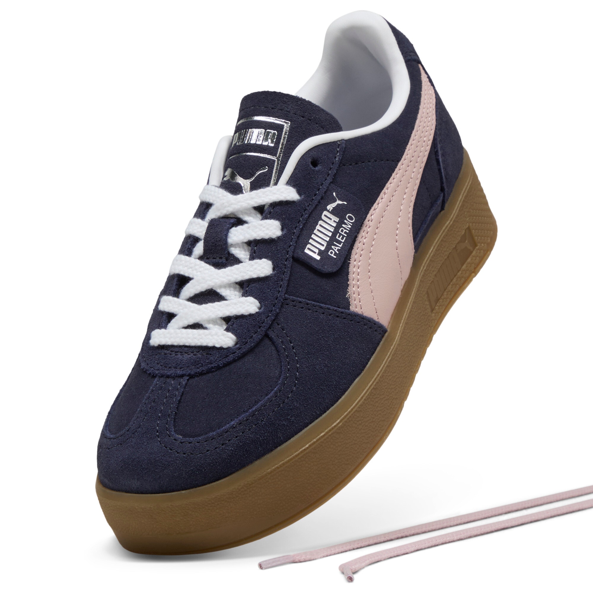 PUMA Sneaker »PALERMO ELEVATA WNS«  mit klassischer T-Toe-Konstruktion, Obermaterial aus Leder