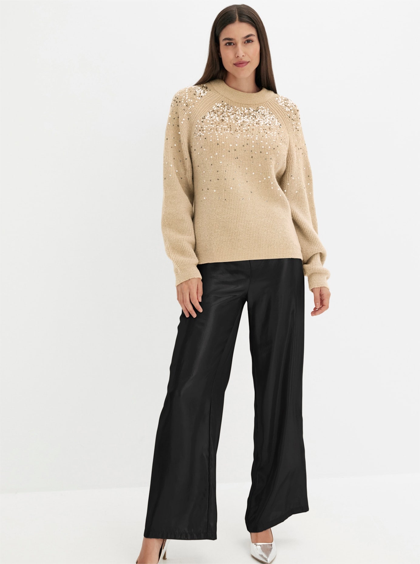 Inspirationen Rundhalspullover »Pullover«