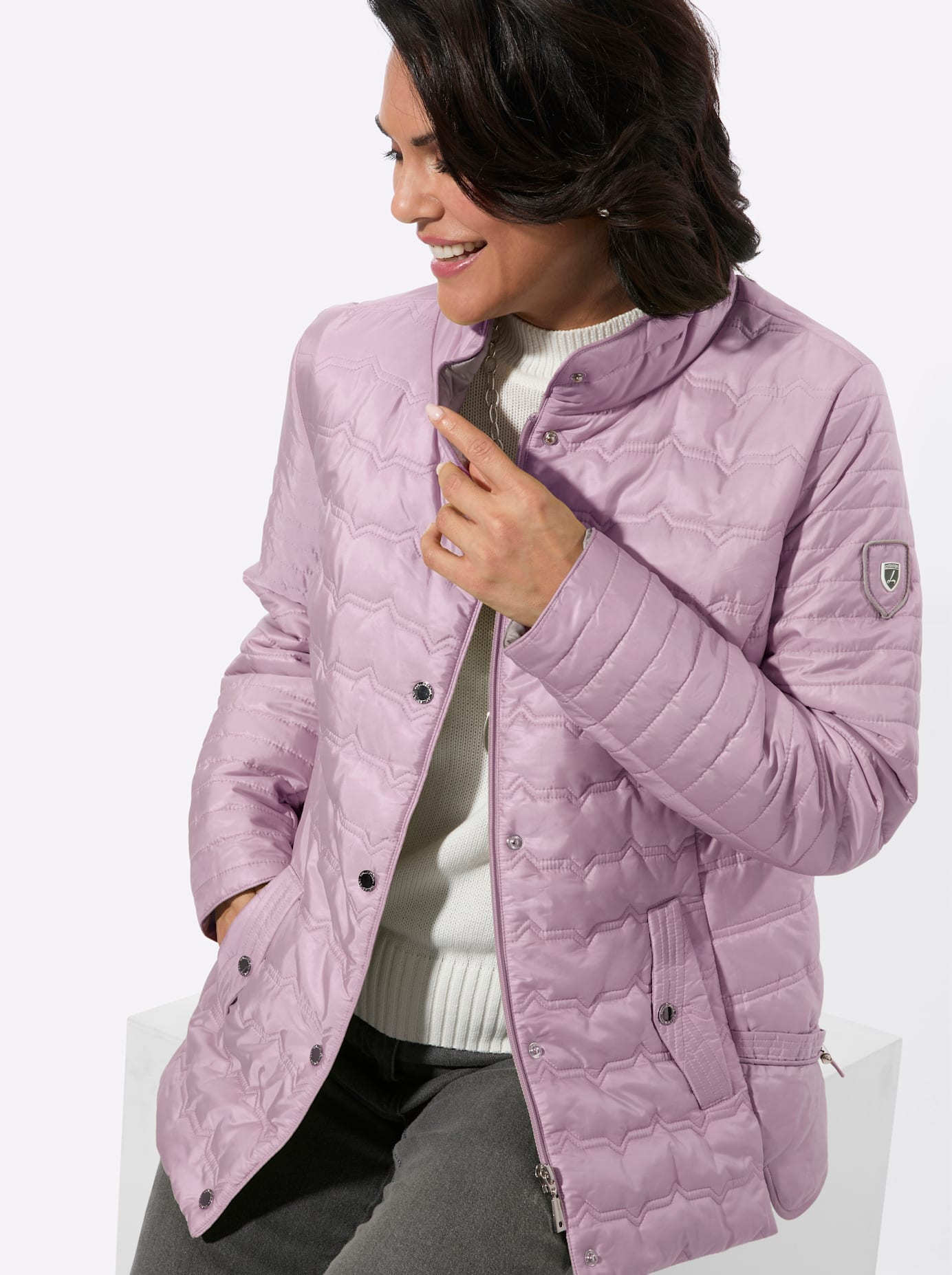 Casual Looks Steppjacke ohne Kapuze