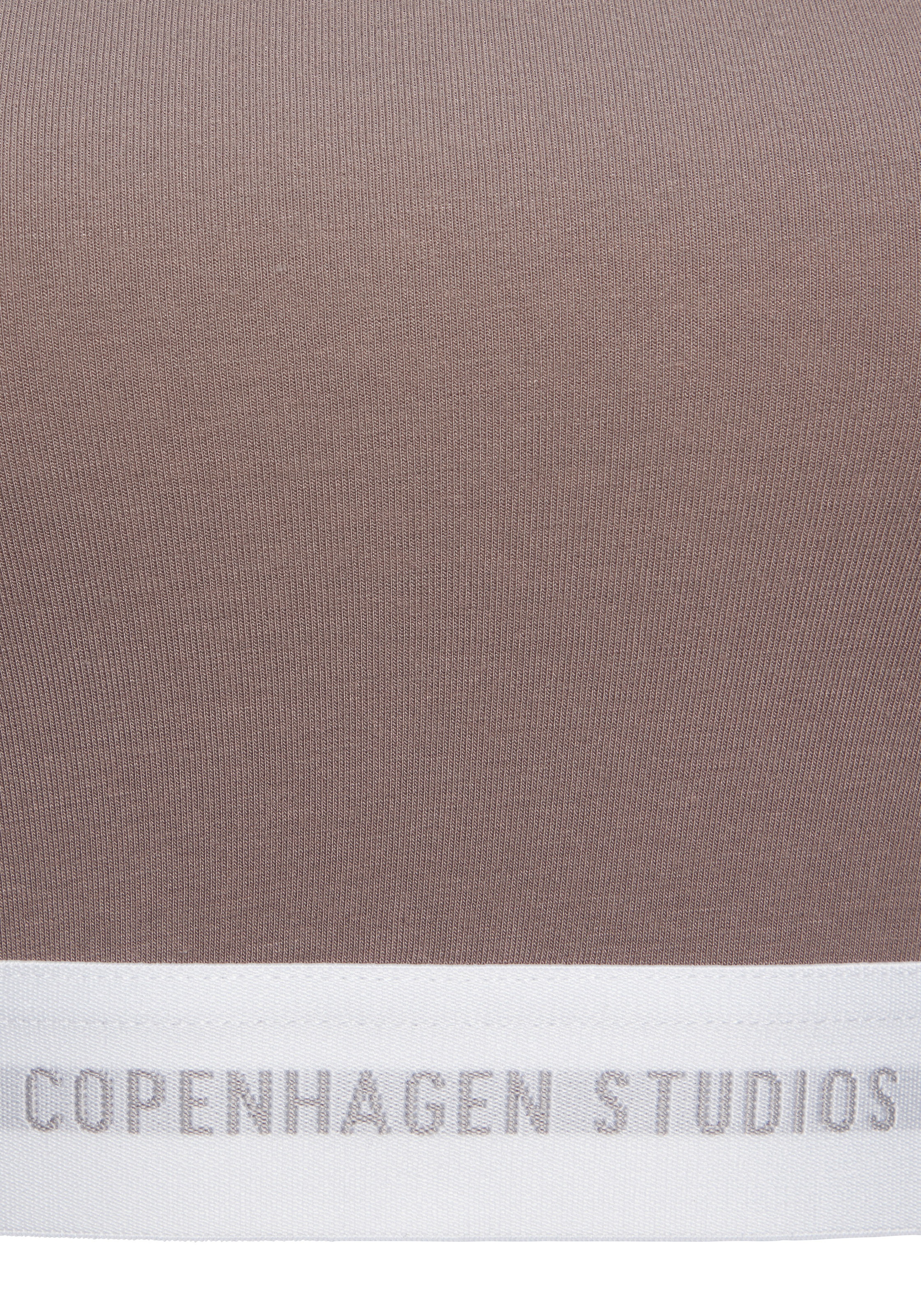 Copenhagen Studios Bustier mit weichem Logobund und aus elastischer Baumwoll-Modal-Qualität