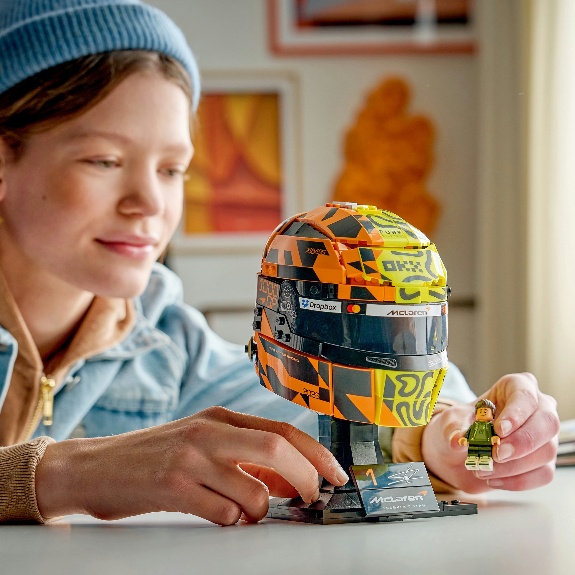 LEGO® Konstruktionsspielsteine »McLaren Mastercard F1 Team Lando Norris’ Helm (43023)« LEGO Editions Formula 1