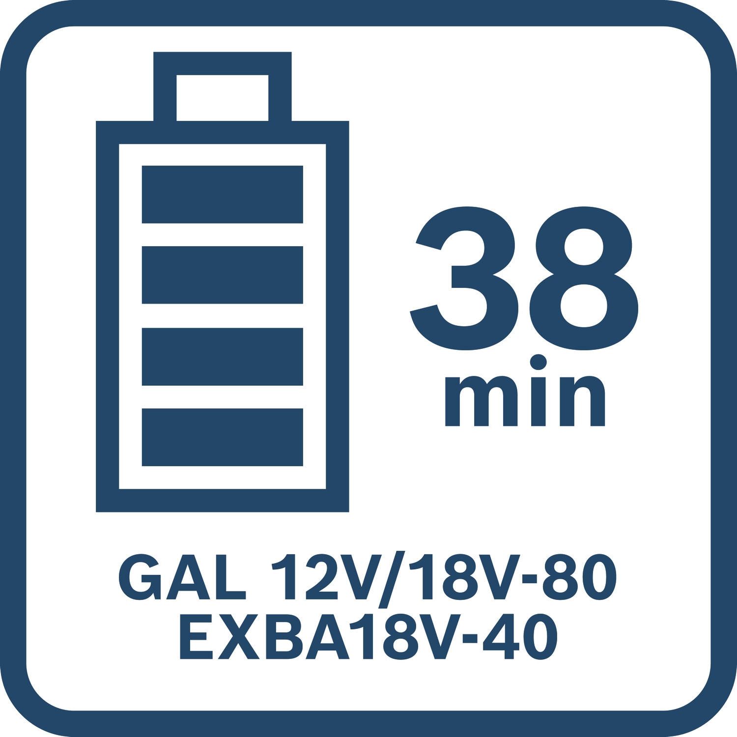 Bosch Professional Akku »EXBA18V-40« ohne Ladegerät