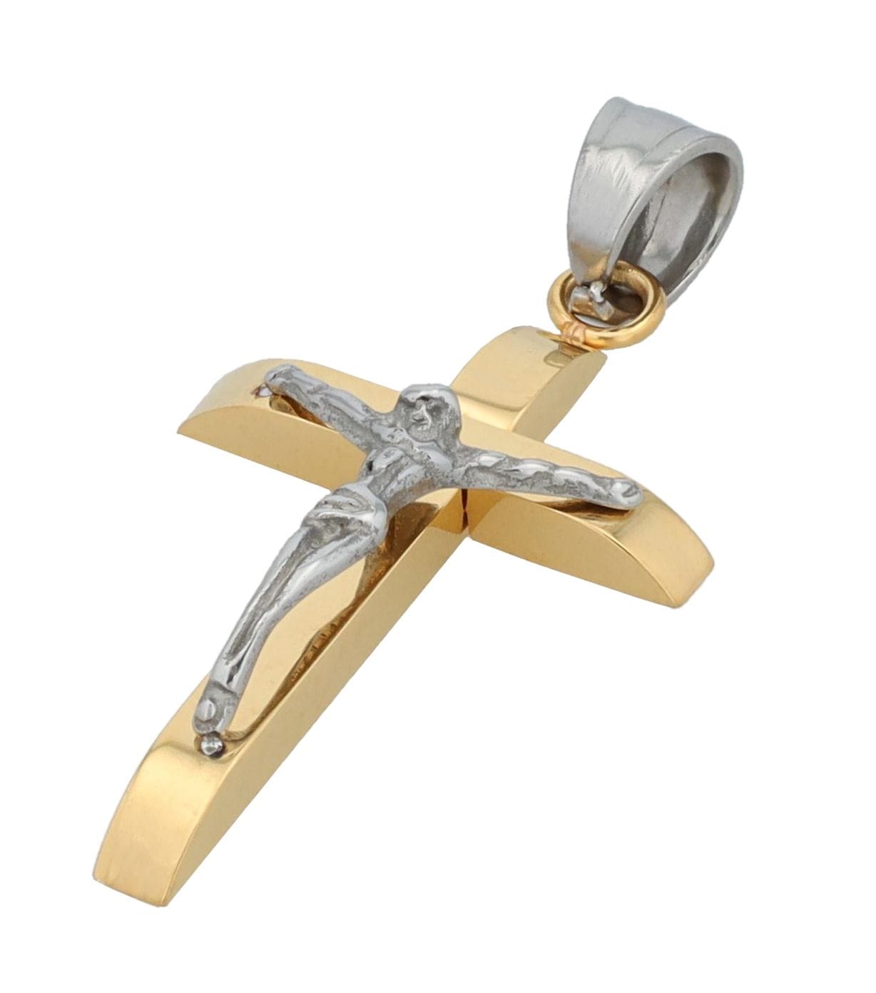 Adelia´s Kreuzanhänger »Unisex Anhänger ¿ Kreuz Kreuzanhänger aus Edelstahl«
