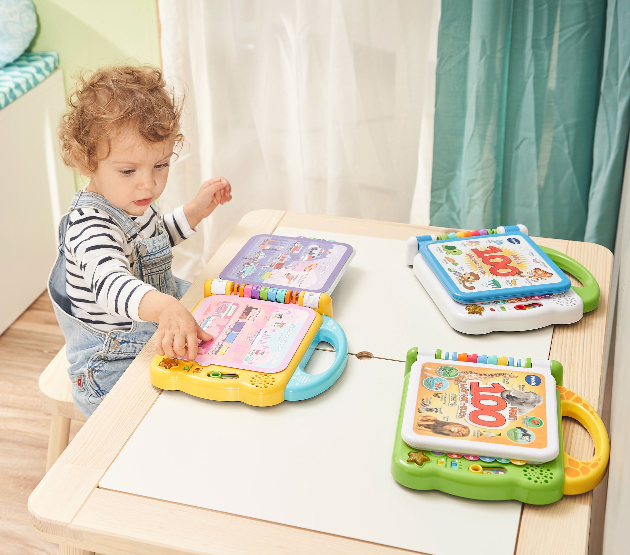 Vtech® Bilderbuch »VtechBaby, Mein 100-Wörter-Buch: Fahrzeuge & Fortbewegungsmittel«, mit Sound