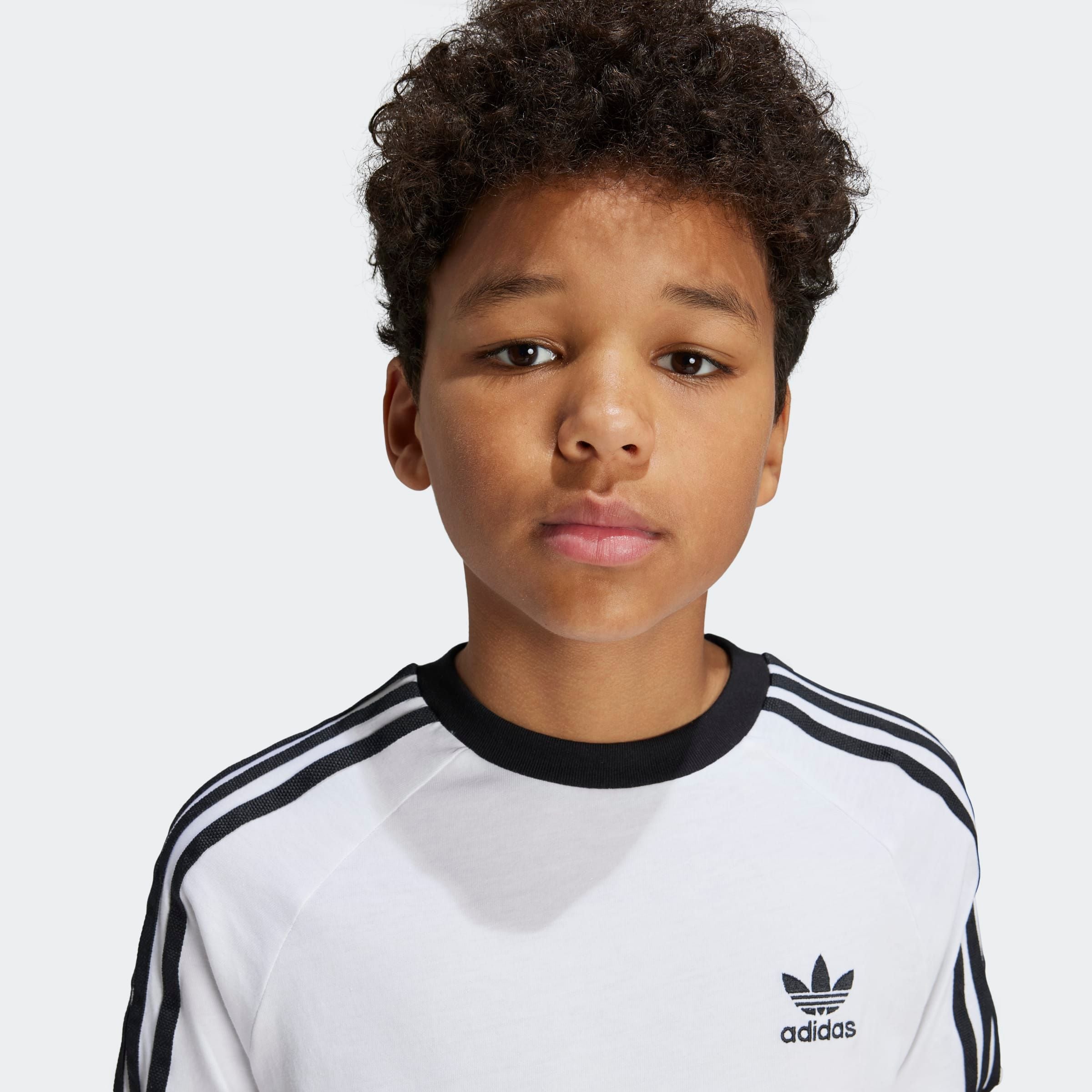 adidas Originals T-Shirt »3 STRIPE TEE«, drei Streifen Shirt für Kinder