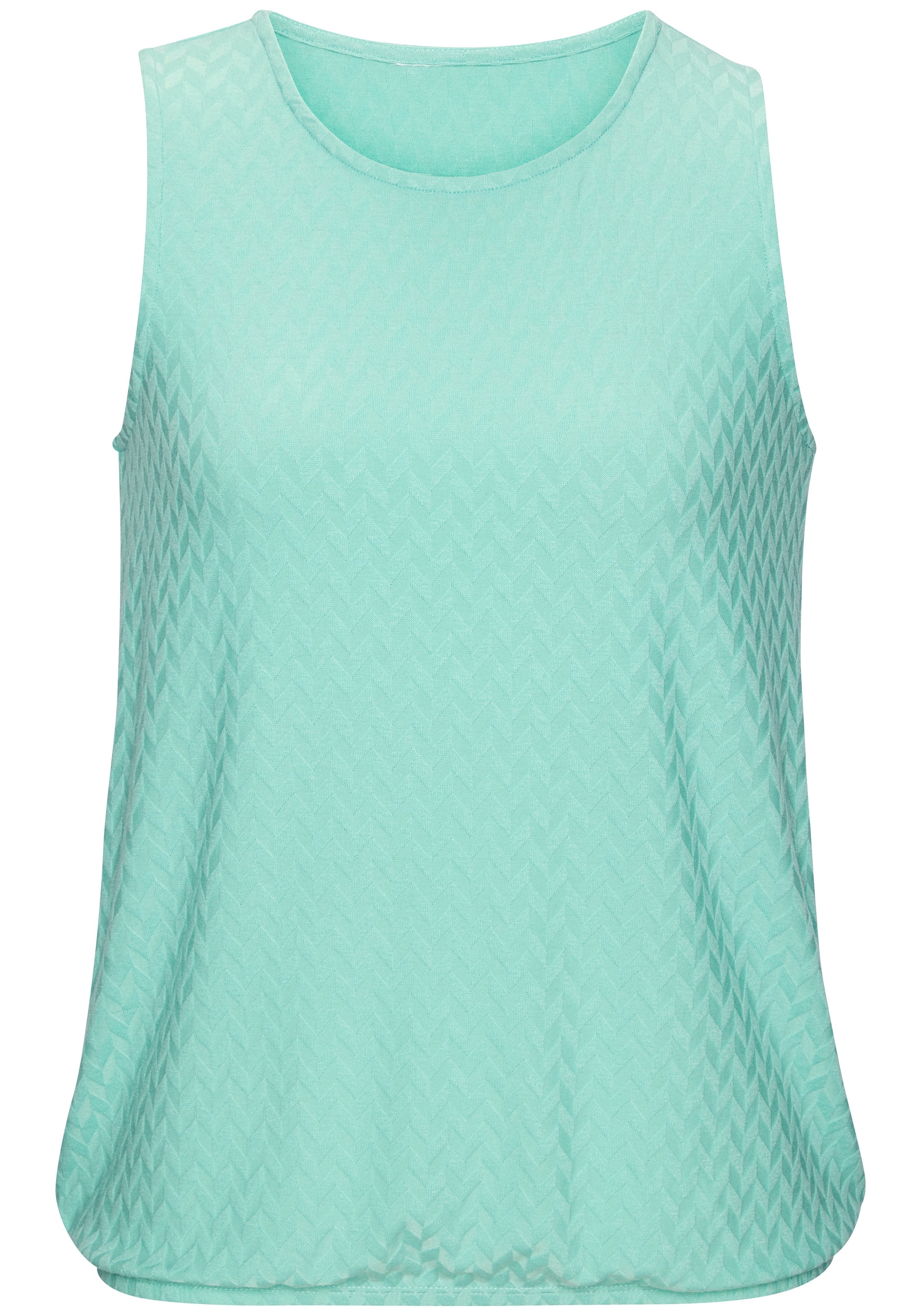 Vivance Shirttop »mit modischem Jacquard-Muster«, (Packung), aus hochwertiger Qualität mit Viskose