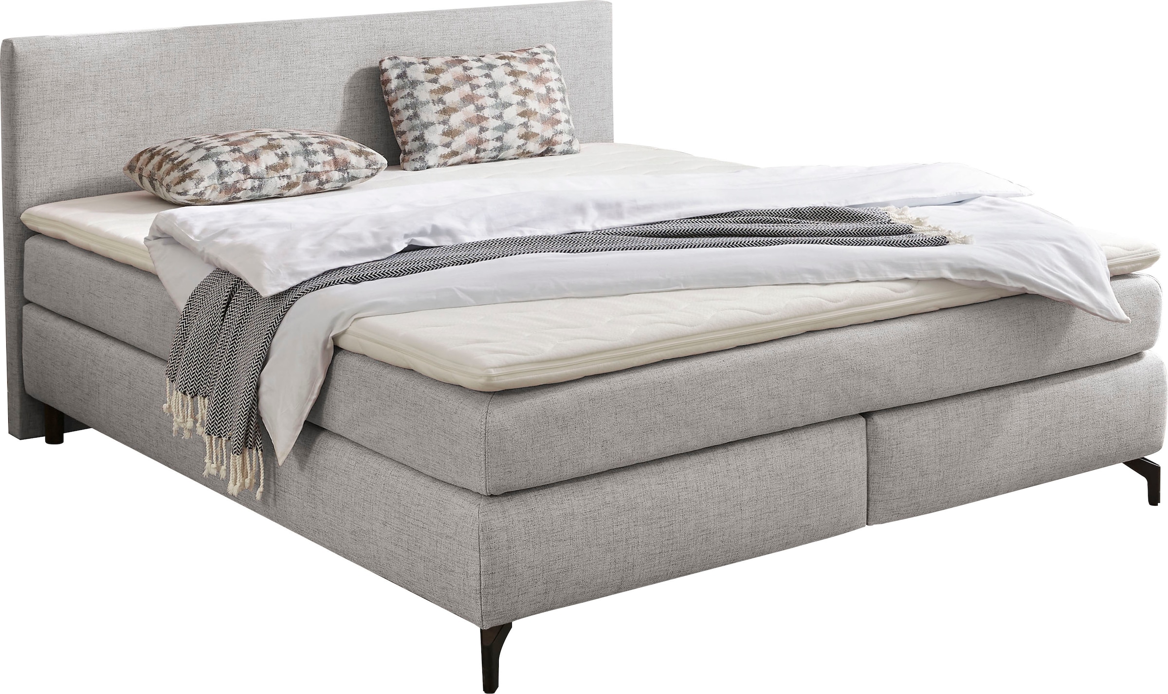 INOSIGN Boxspringbett »"Alinas"! Topseller, inkl. Topper«, erhältlich in unterschiedlichen Breiten und Farbvarianten